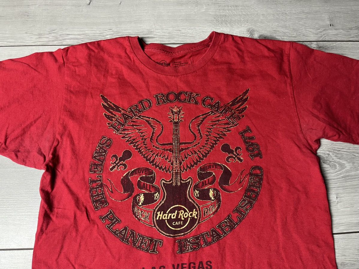 Hard Rock Cafe Hard Rock Cafe Las Vegas Men’s T-Shirt Medium Red Size US M / EU 48-50 / 2 - 3 Thumbnail