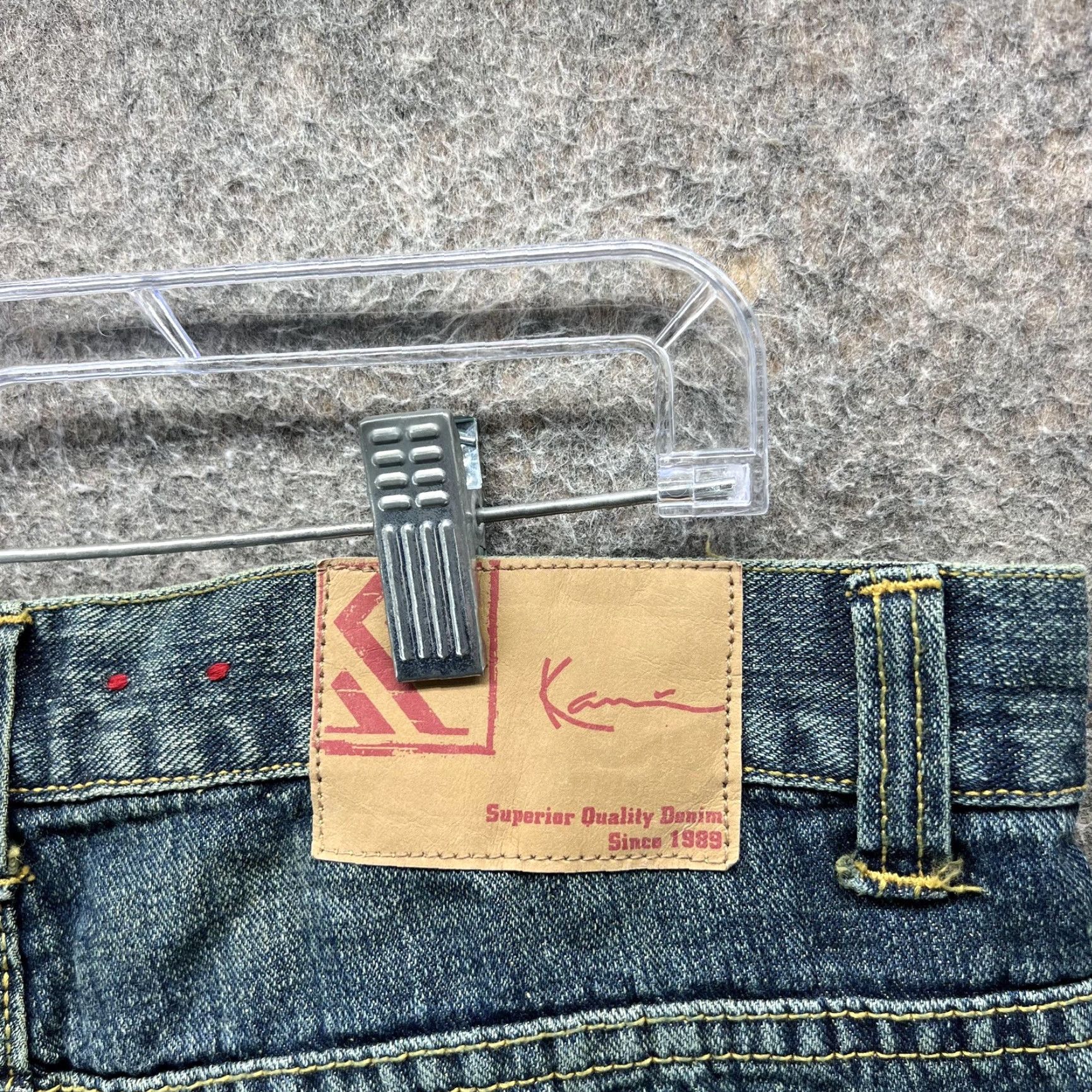Denime VINTAGE Karl Kani Jeans Mens 32x33 Blue Straight Medium Wash Denim Y2K Hip Hop Jeans Mens Regular Blue 32x33 Womens? No Size US 32 / EU 48 - 3 Thumbnail