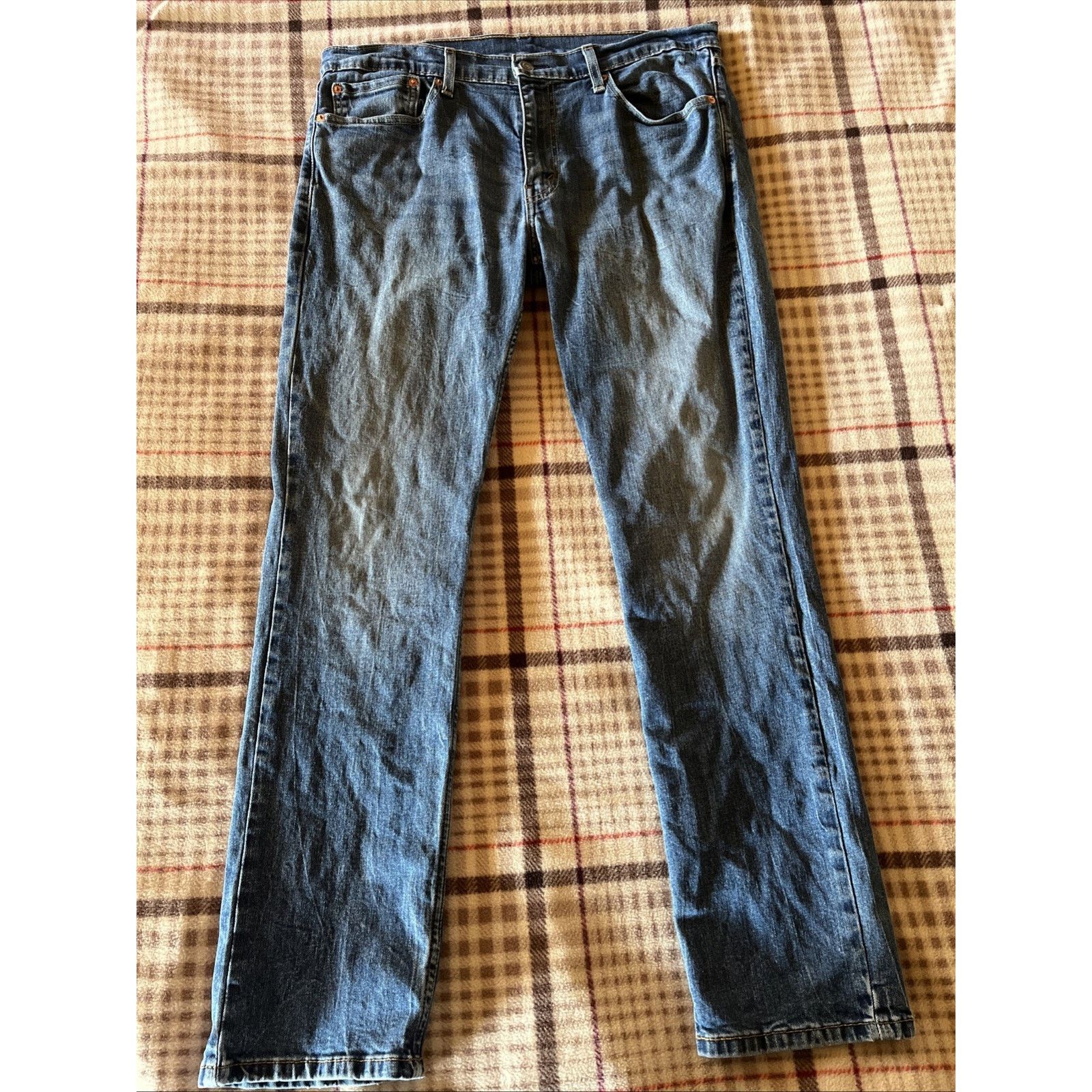 Levi's Levi's 511 Jeans Men's 36x32 Blue Slim Straight Leg Denim Size US 36 / EU 52 - 2 Thumbnail