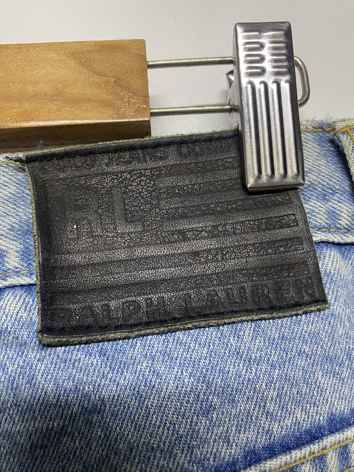 Polo Ralph Lauren × Ralph Lauren × Vintage Ralph Lauren Polo Jeans Co. Relaxed Loose Denim Jeans 34x34 Size US 34 / EU 50 - 13 Thumbnail