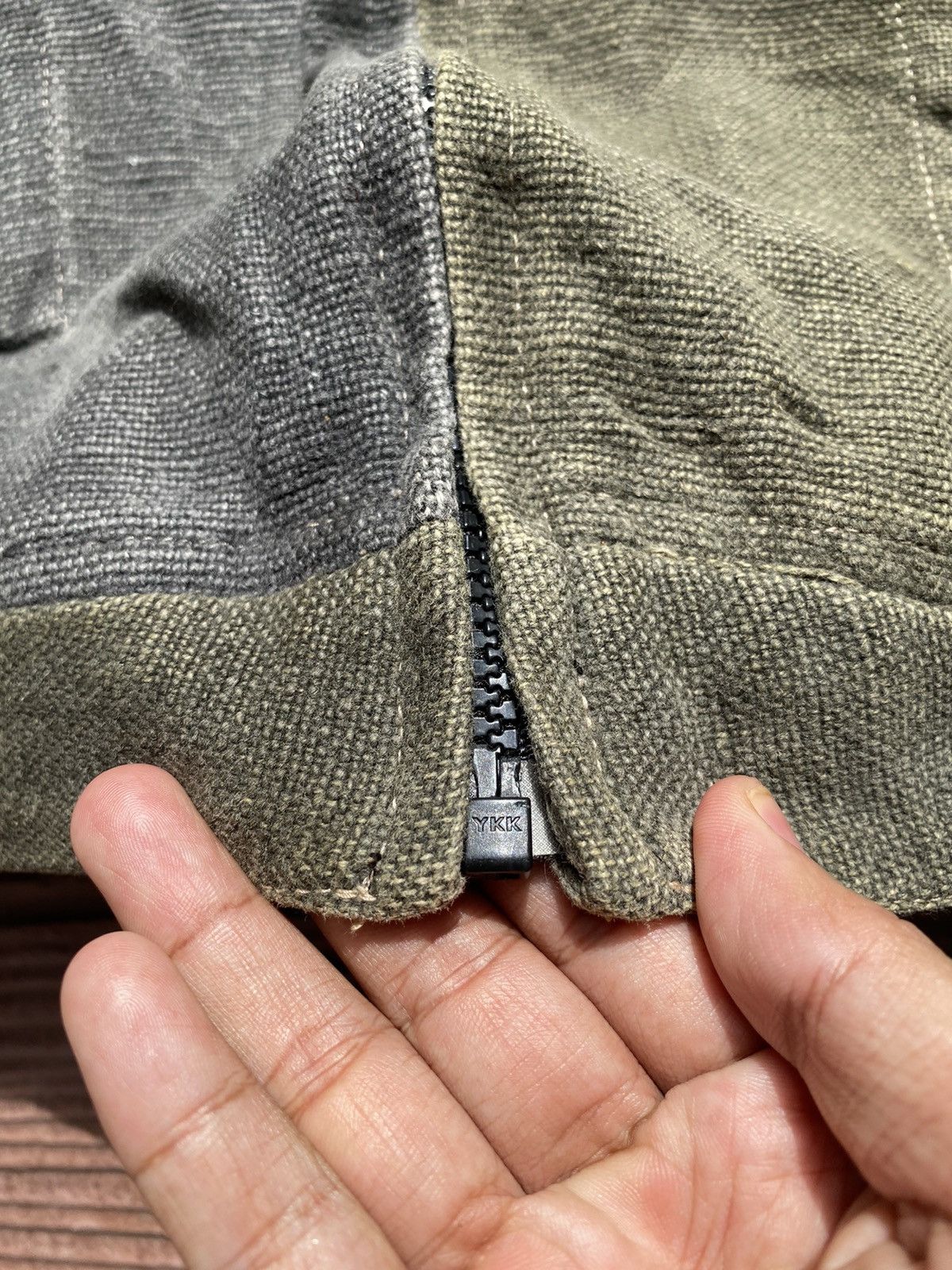 atmos 🔥Rare ATMOSPHERE Denim Reconstructed Jacket Like Kapital Size US XL / EU 56 / 4 - 9 Thumbnail