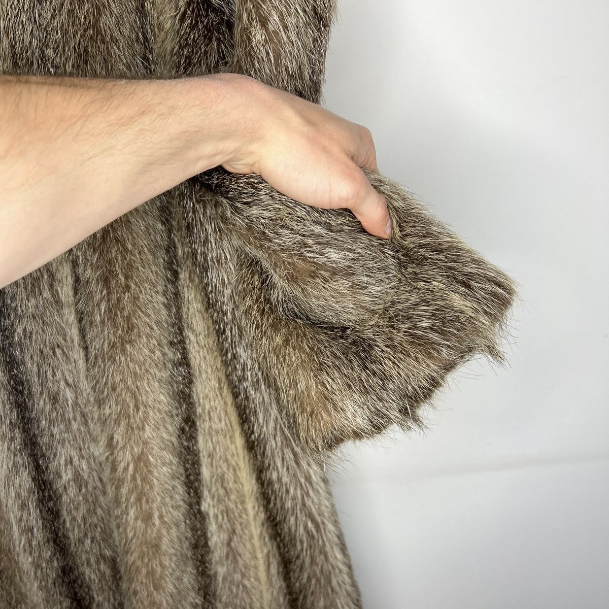 Vintage 90s Vintage Real Rabbit Fur Coat Jacket Heavy Opium Punk Y2K Size US M / EU 48-50 / 2 - 11 Thumbnail