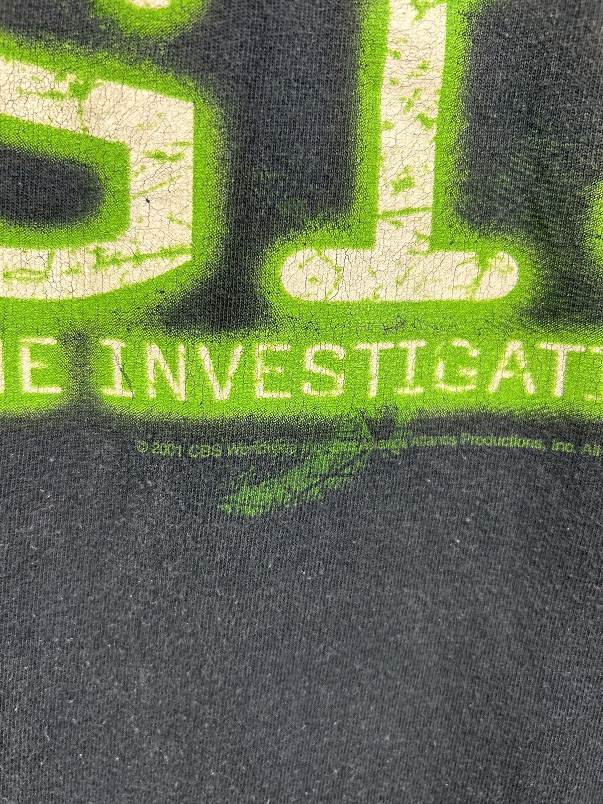 The Game Vintage CSI 2001 Crime Scene Investigation las vegas t shirt Size US L / EU 52-54 / 3 - 8 Thumbnail