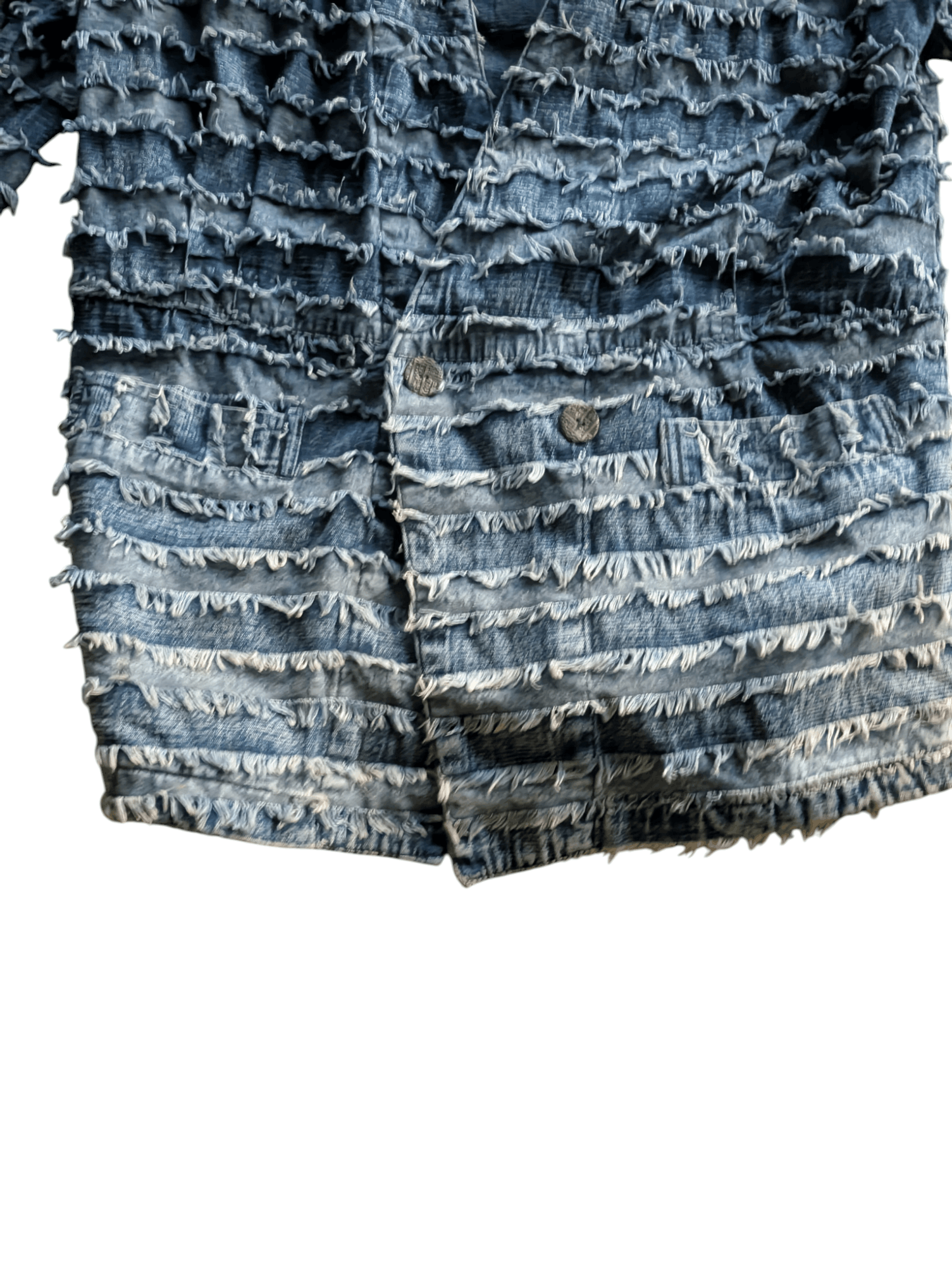 Designer Vintage Fringed Jacket Issey Miyake ,kapital Inspired Size M / US 6-8 / IT 42-44 - 11 Thumbnail