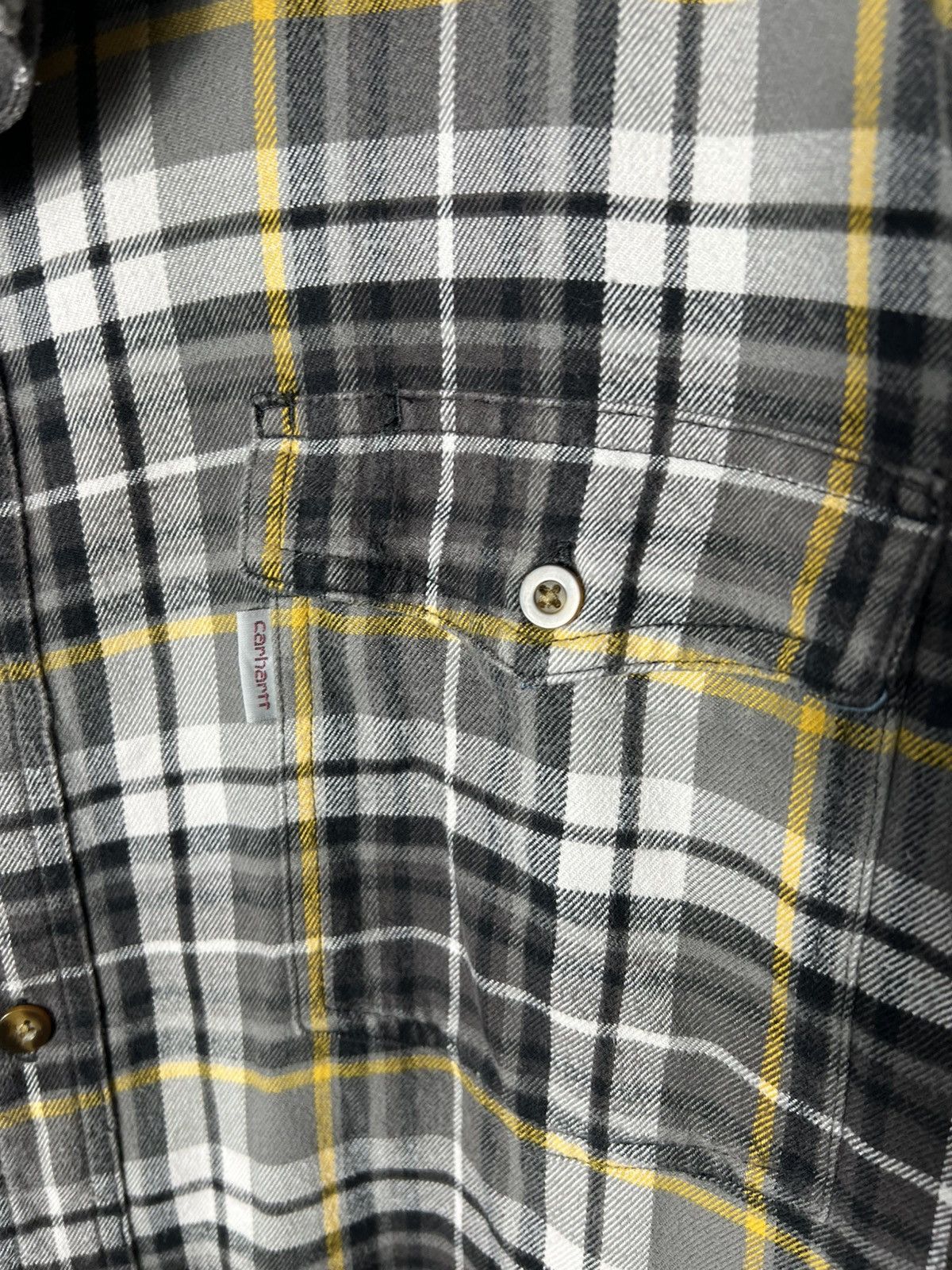 Carhartt Vintage streetwear y2k Carhartt Flannel Checked Shirt Size US XXL / EU 58 / 5 - 5 Thumbnail