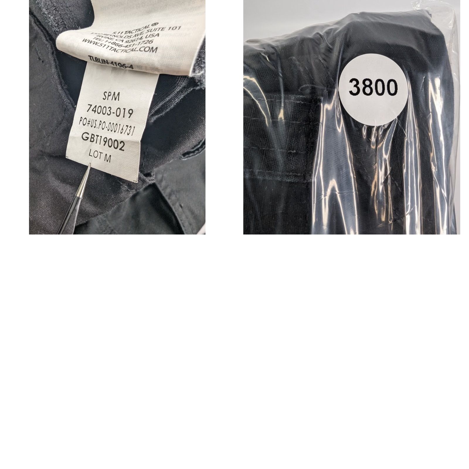 Vintage 5.11 Tactical Men's TDU Adjustable Work Ripstop Pants 74003 Black XL Long Cargo Straight Inseam 34 Mens Size US 36 / EU 52 - 9 Thumbnail