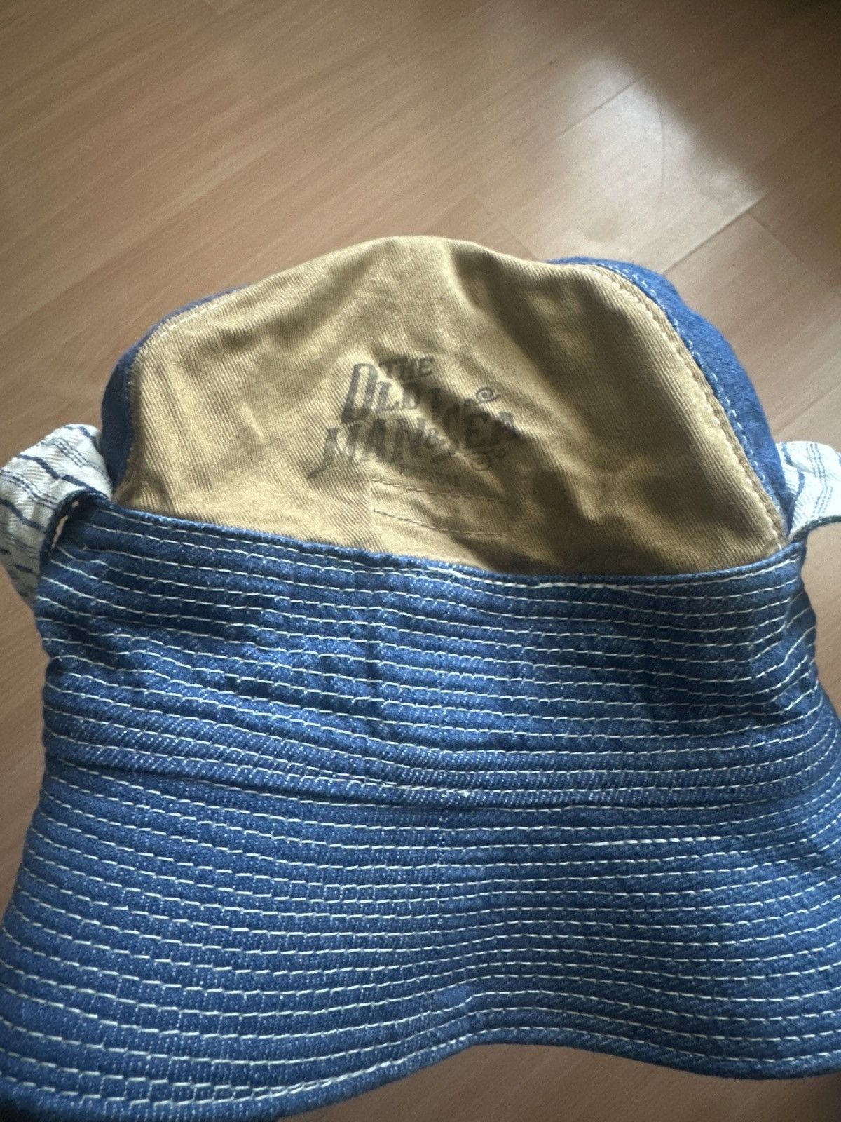 Kapital Indigo Blue Denim Kapital Bucket Hat Size ONE SIZE - 2 Thumbnail