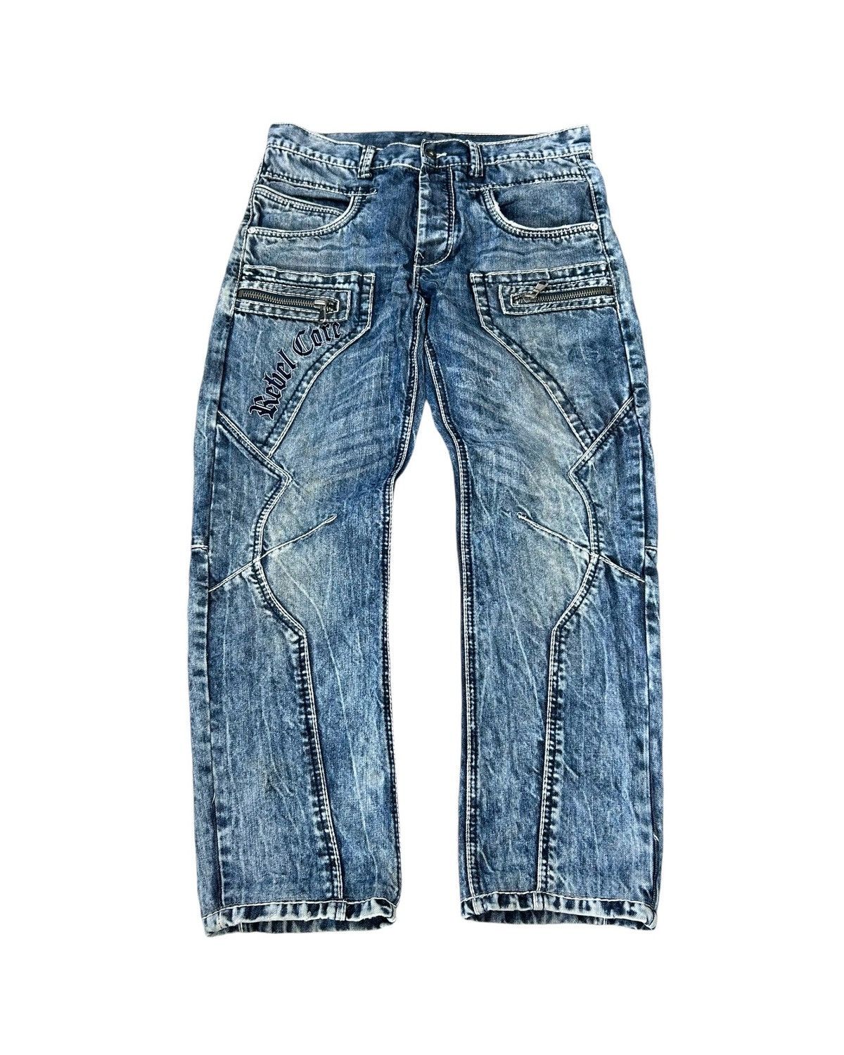 Japanese Brand × Vintage Vintage Y2K Rebel Core jeans pants