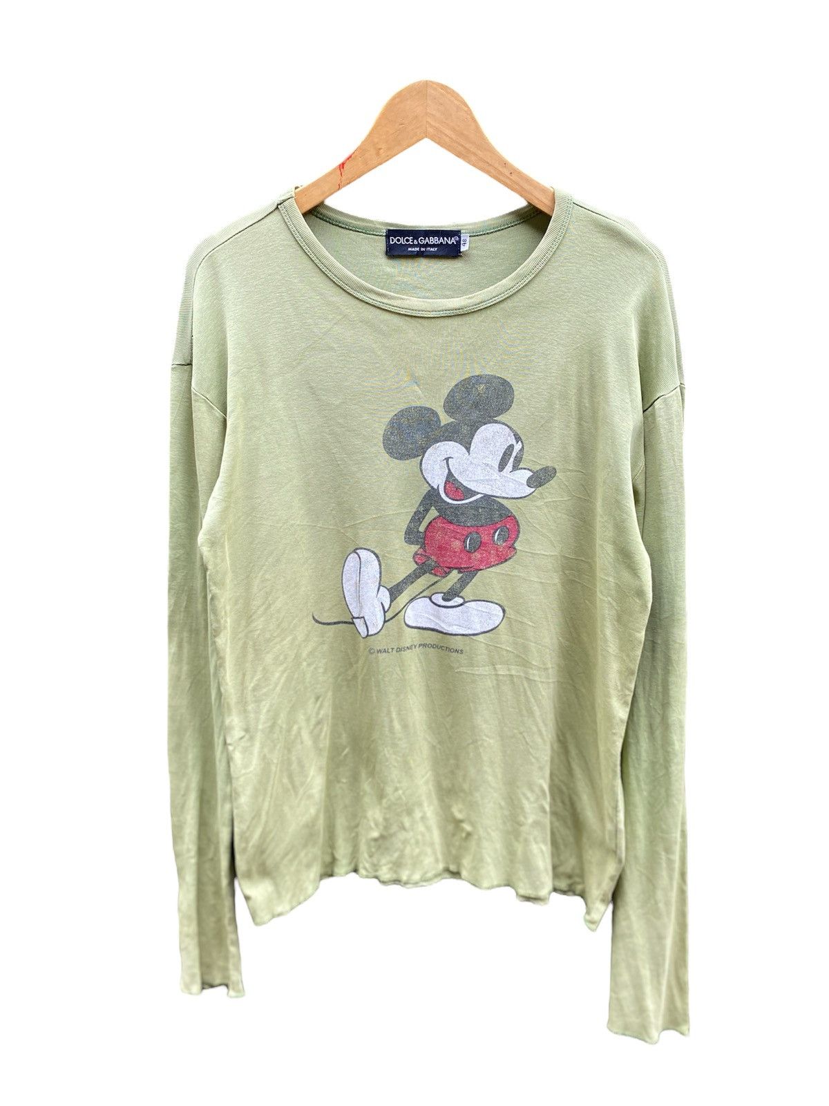 Dolce & Gabbana Dolce & Gabbana X Mickey Mouse Long Sleeve Size US M / EU 48-50 / 2 - 1 Thumbnail
