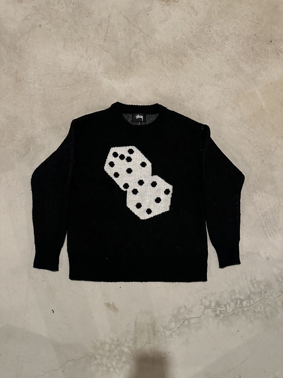 Stussy Stussy Dice Mohair Fuzzy Sweater | Grailed