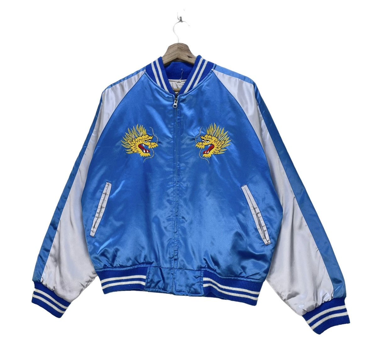 Japanese Brand 🔥Vintage Japanese Brand Sukajan Double Embroidered Dragon Size US M / EU 48-50 / 2 - 4 Thumbnail
