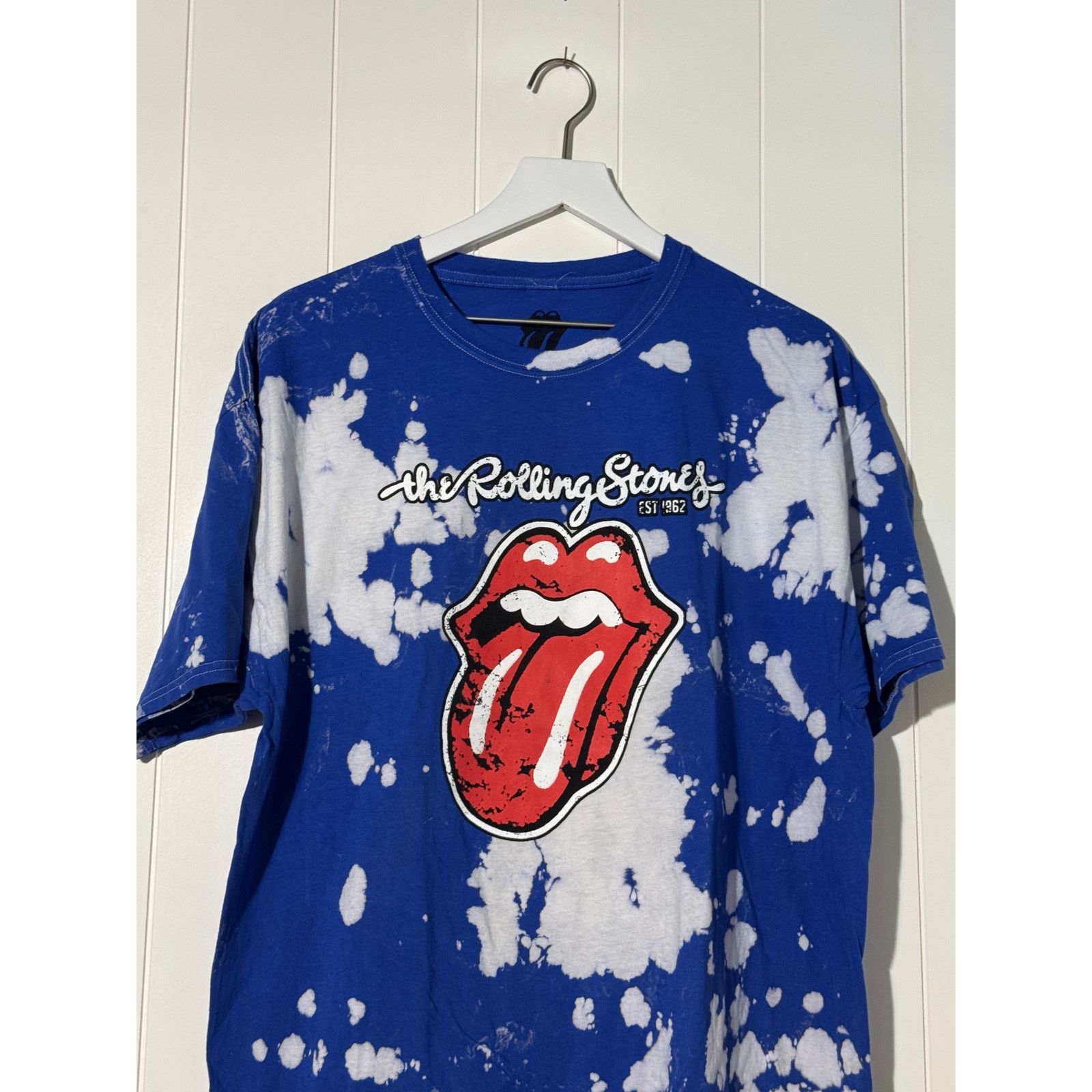 Other Rolling Stones Graphic Band T-Shirt Blue White Size Large Size L / US 10 / IT 46 - 3 Thumbnail