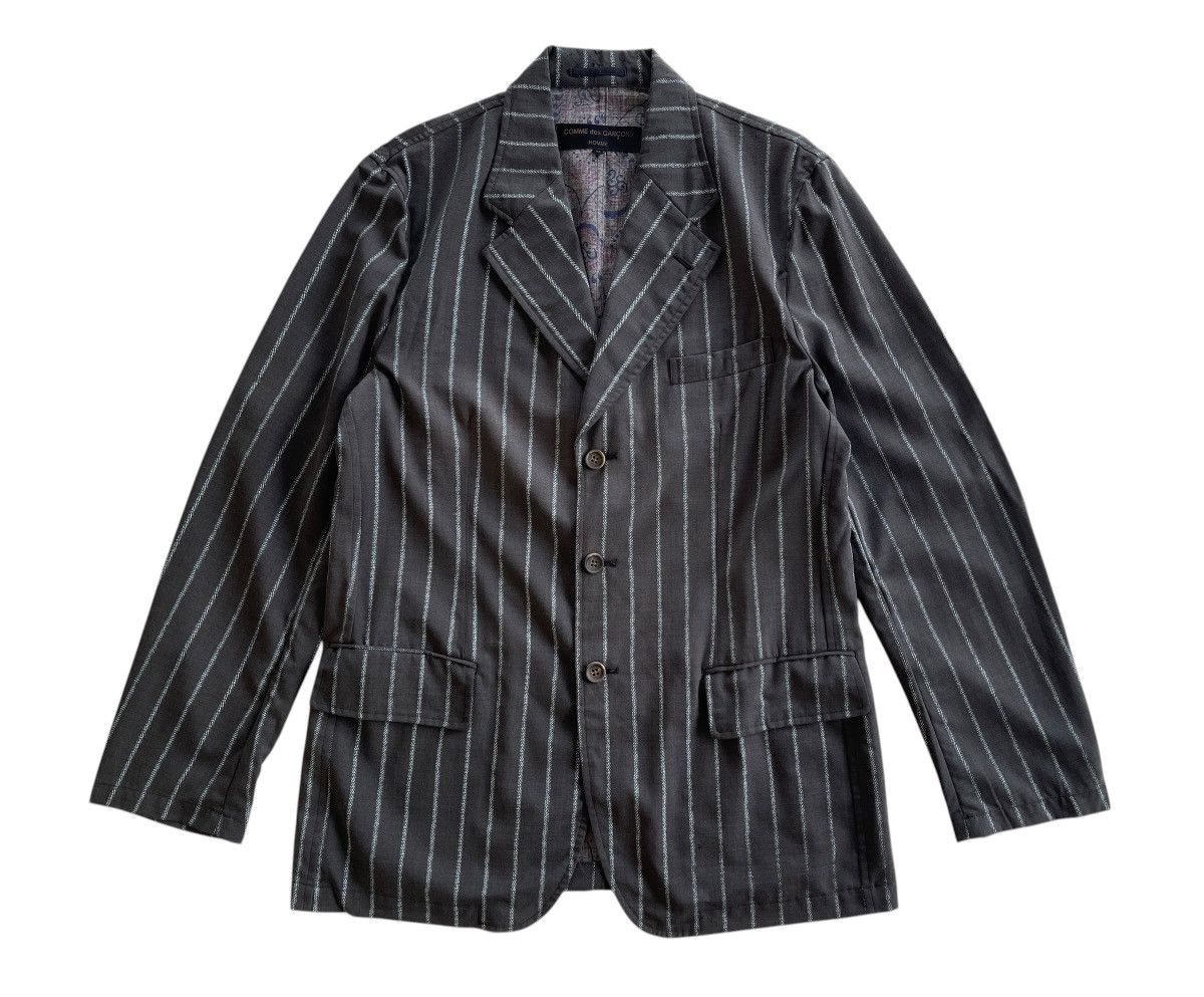 Comme des Garcons Homme AD2003 Comme Des Garcons Stripe Paisley Jacket Size US M / EU 48-50 / 2 - 4 Thumbnail