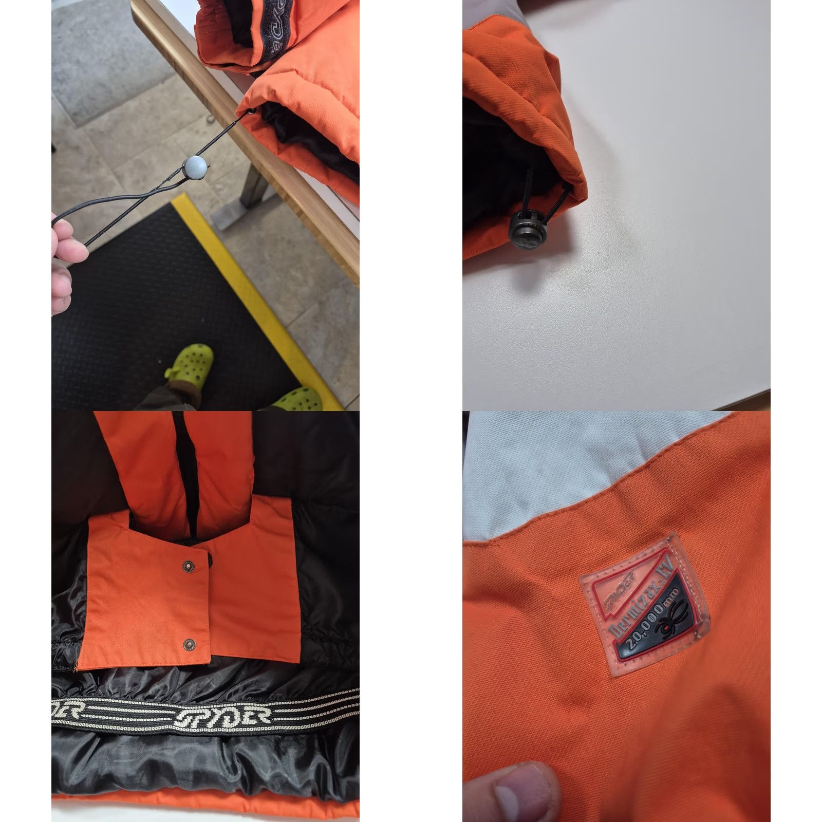 Spyder VTG Spyder Dermizax EV X-Static Insulation Ski Jacket Mens XL 20,000mm Orange Size US XL / EU 56 / 4 - 8 Thumbnail