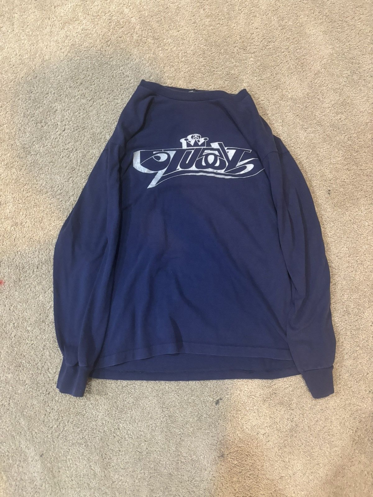 Stussy Blue 90’s Vintage Stussy tee Size US M / EU 48-50 / 2 - 1 Thumbnail