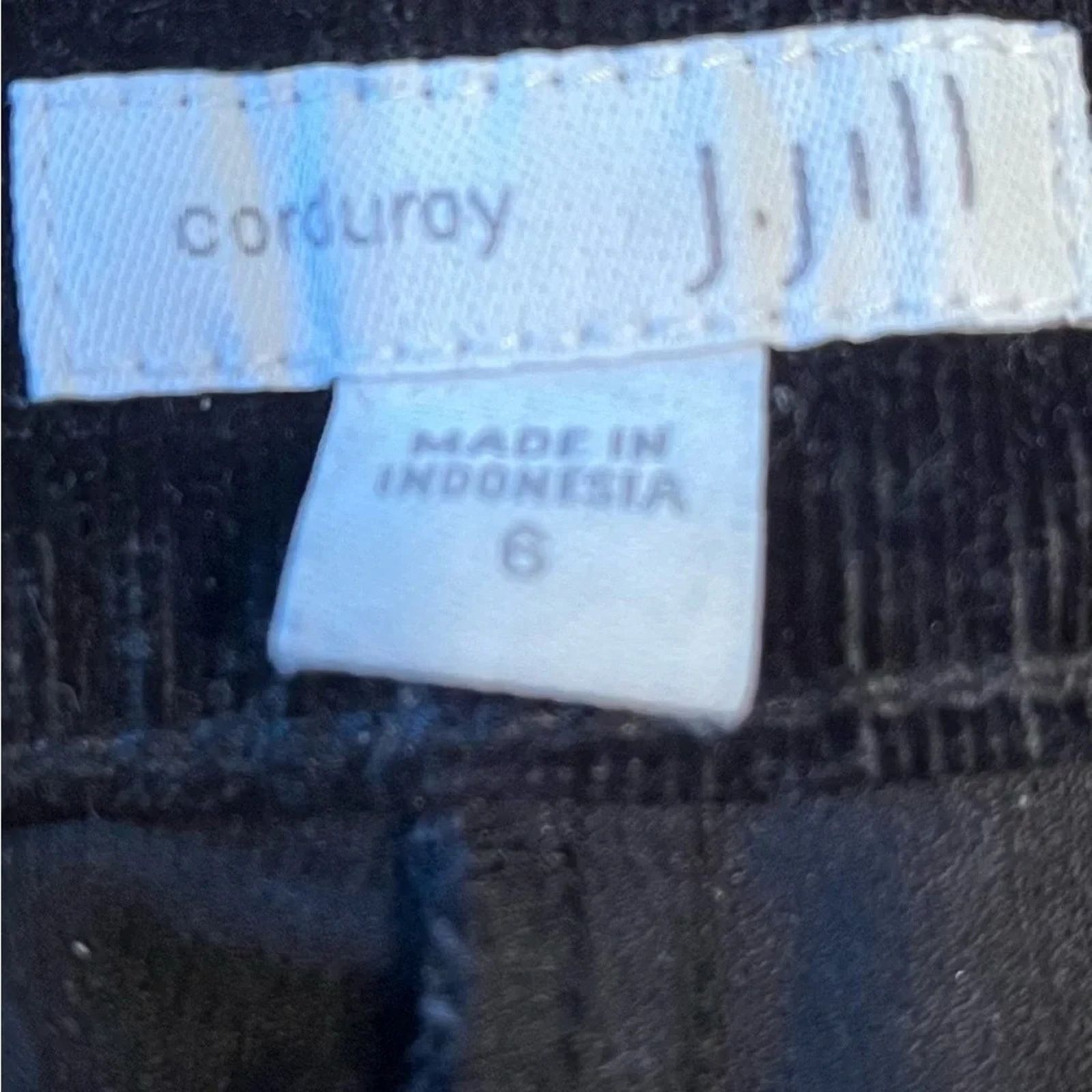 J. Jill J.Jill corduroy pants, size 6 Size 28" / US 6 / IT 42 - 2 Thumbnail