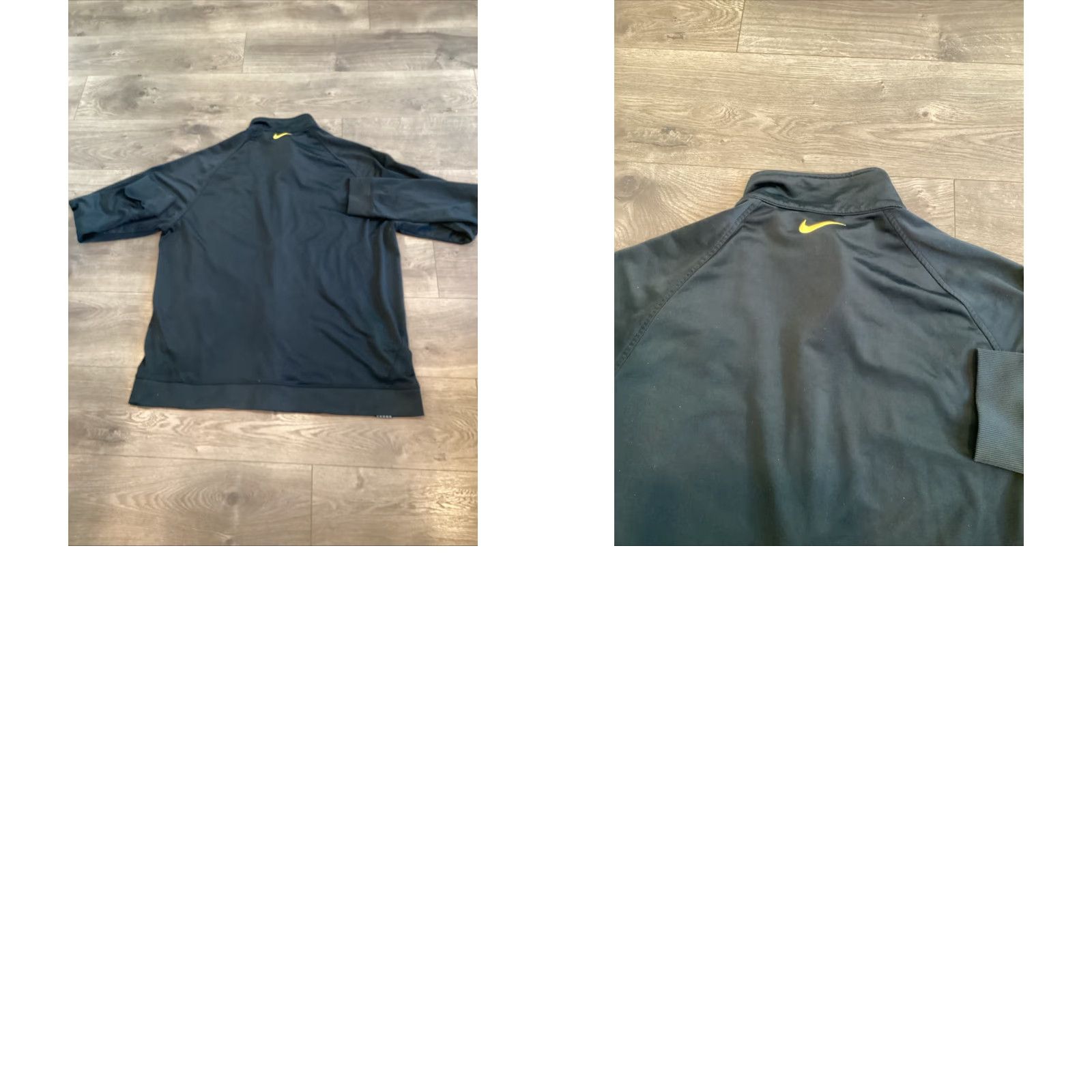 Nike Vintage Nike Size 3XL Mens Air Force 25 Black Yellow Track Jacket Full Zip Swoosh Size US XXL / EU 58 / 5 - 8 Thumbnail