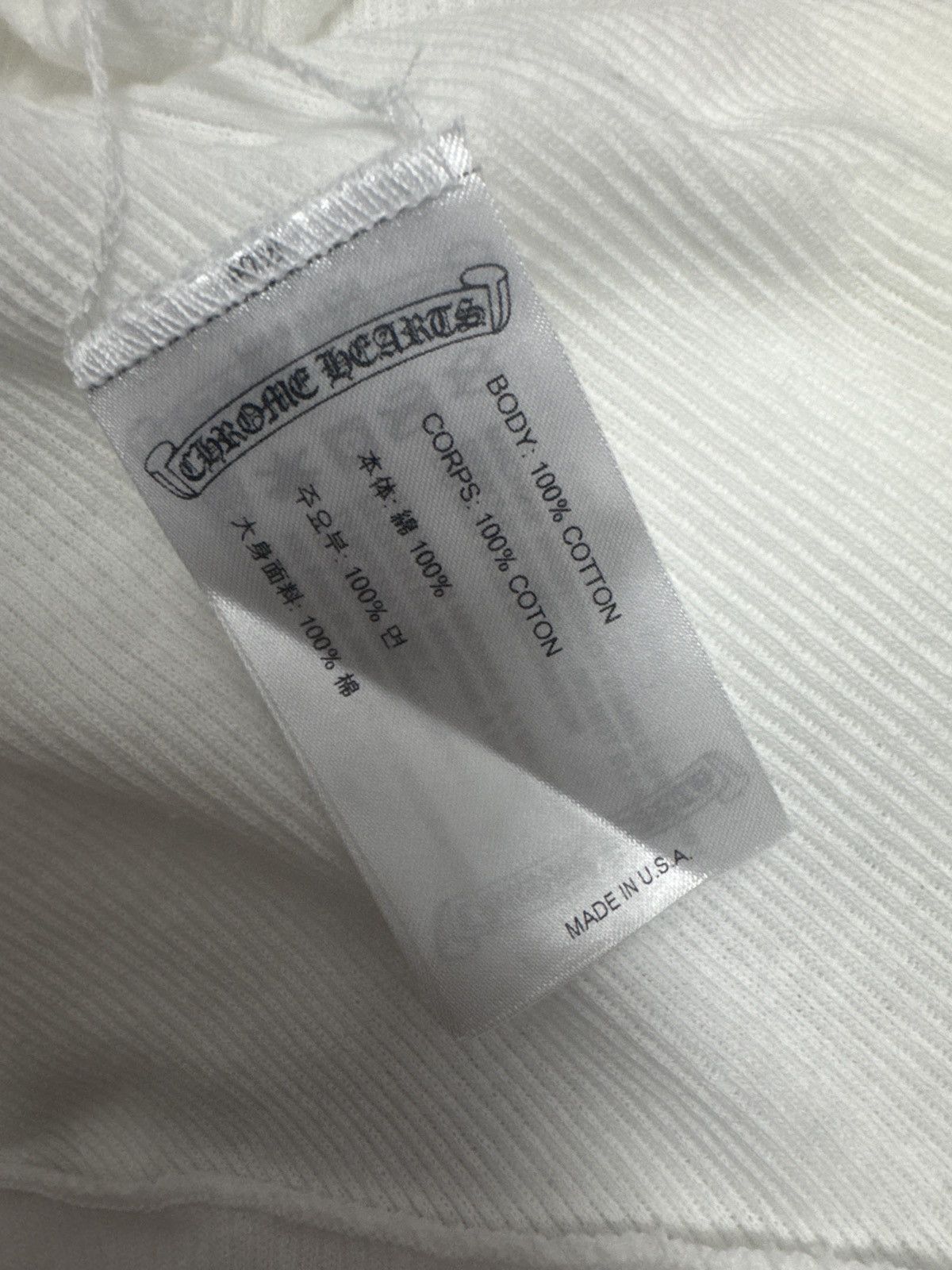 Chrome Hearts Chrome hearts LOVE YOU Rib Tank Size US XL / EU 56 / 4 - 5 Thumbnail