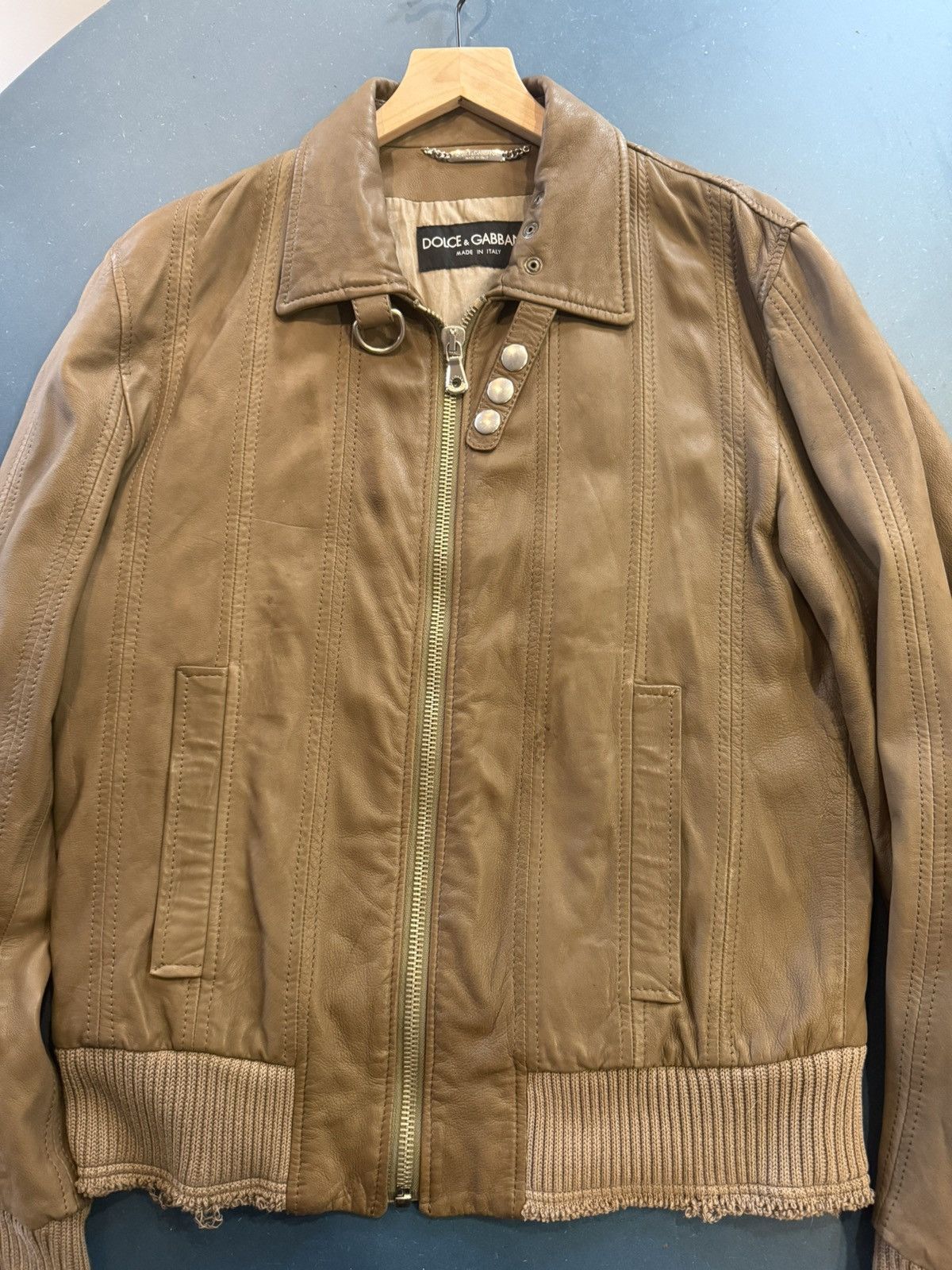 Dolce & Gabbana Dolce & Gabana leather jacket Size US M / EU 48-50 / 2 - 1 Thumbnail