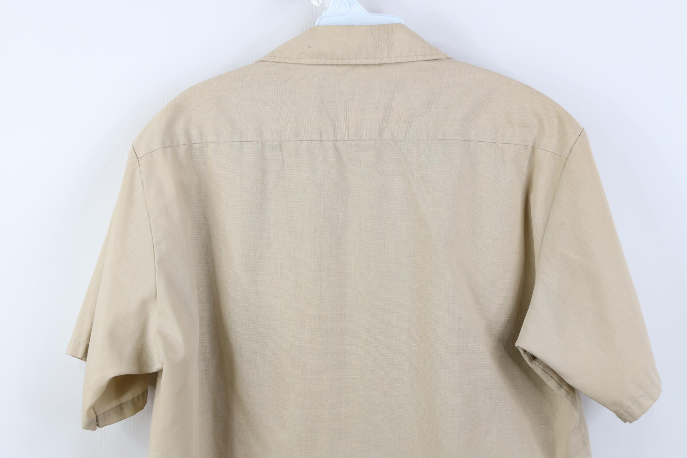 Vintage Vintage 50s Streetwear Camp Collar Collared Button Shirt USA Size US L / EU 52-54 / 3 - 14 Thumbnail