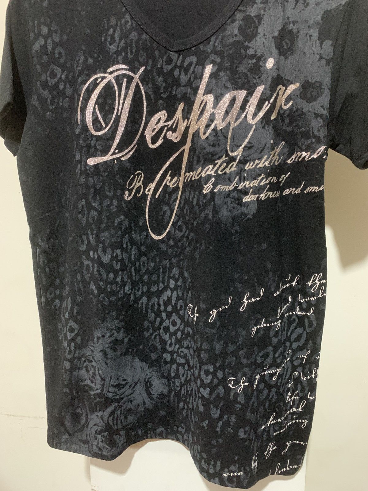 Japanese Brand Japanese Clash A Head Leopard Saint Laurent Style Tee Shirt Size US L / EU 52-54 / 3 - 5 Thumbnail