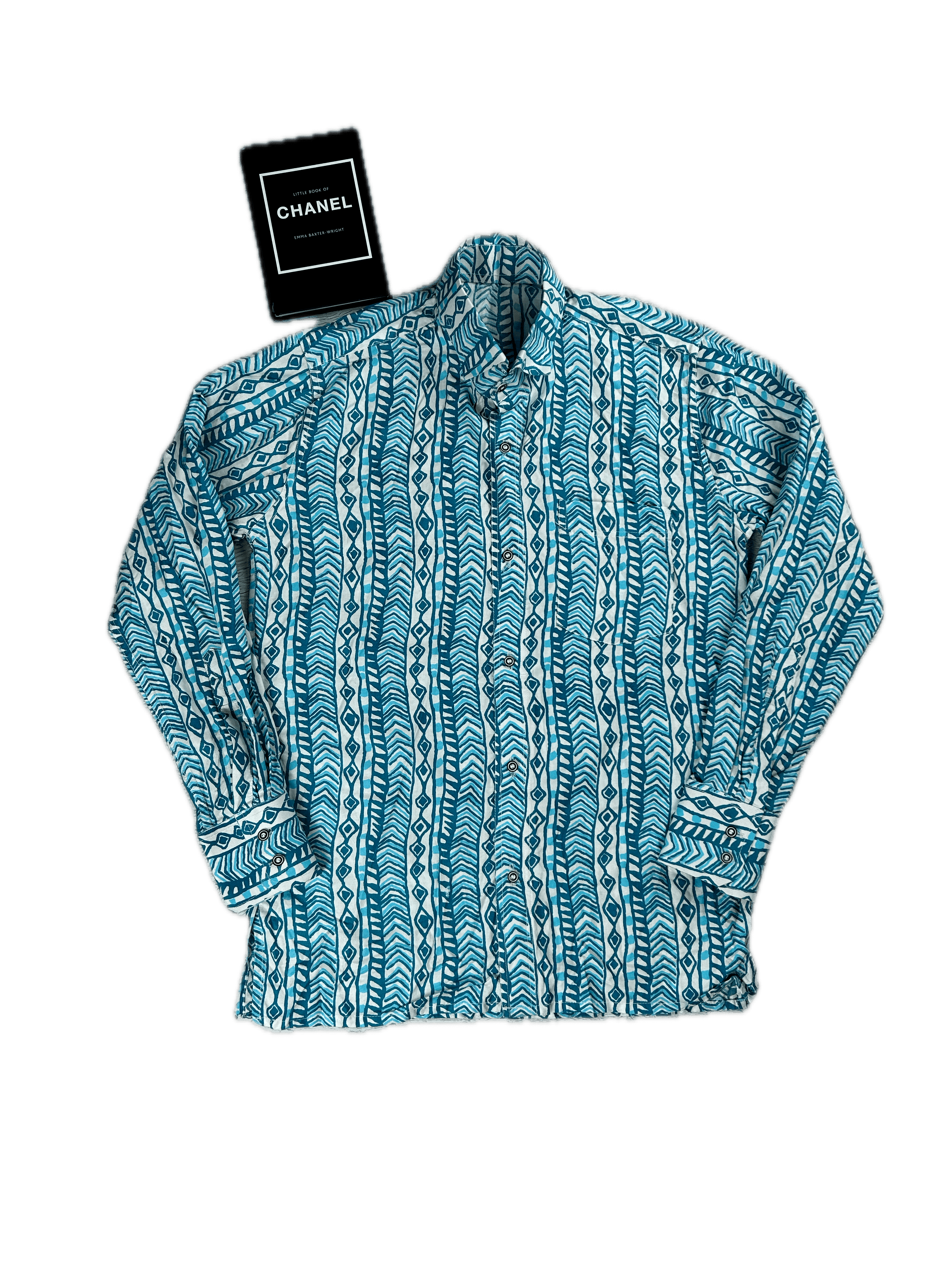 Flannel × Japanese Brand × Vintage Vintage Oldmoney style shirts Monogram AOP Mambo style Size US L / EU 52-54 / 3 - 1 Thumbnail