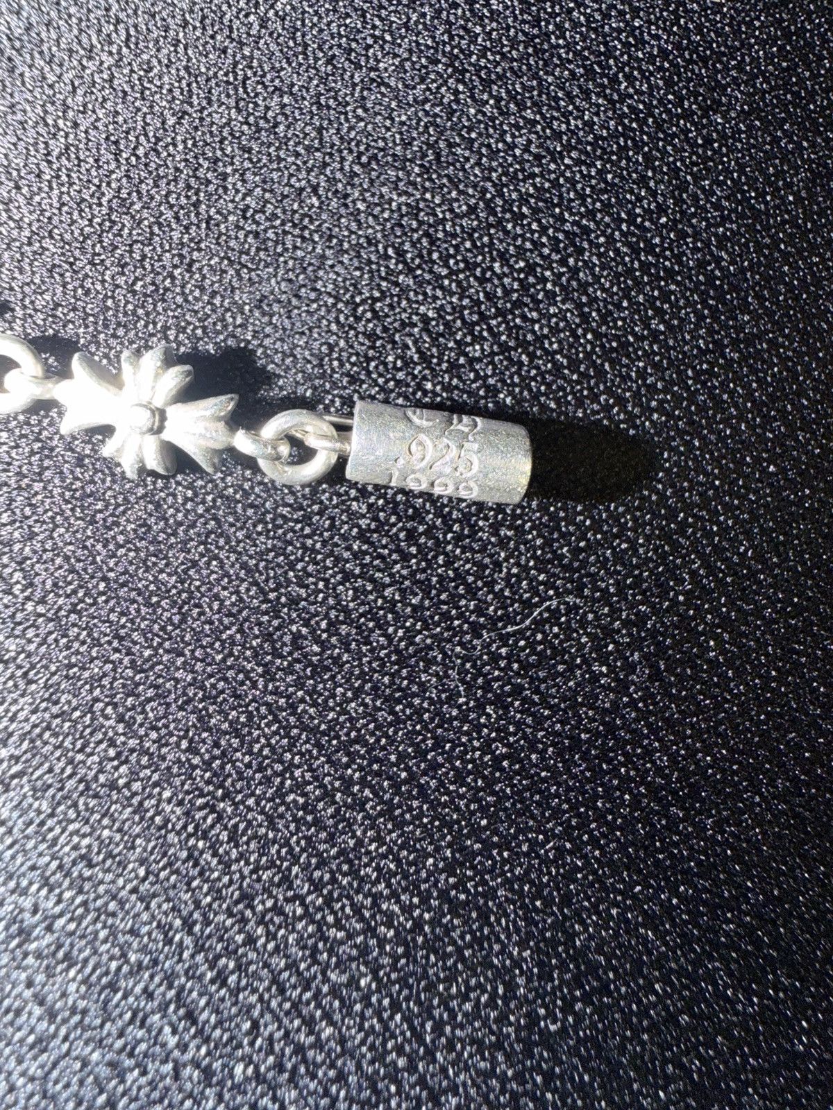 Chrome Hearts Chrome Hearts Tiny E Bracelet in Silver - 12 Links Size ONE SIZE - 12 Thumbnail