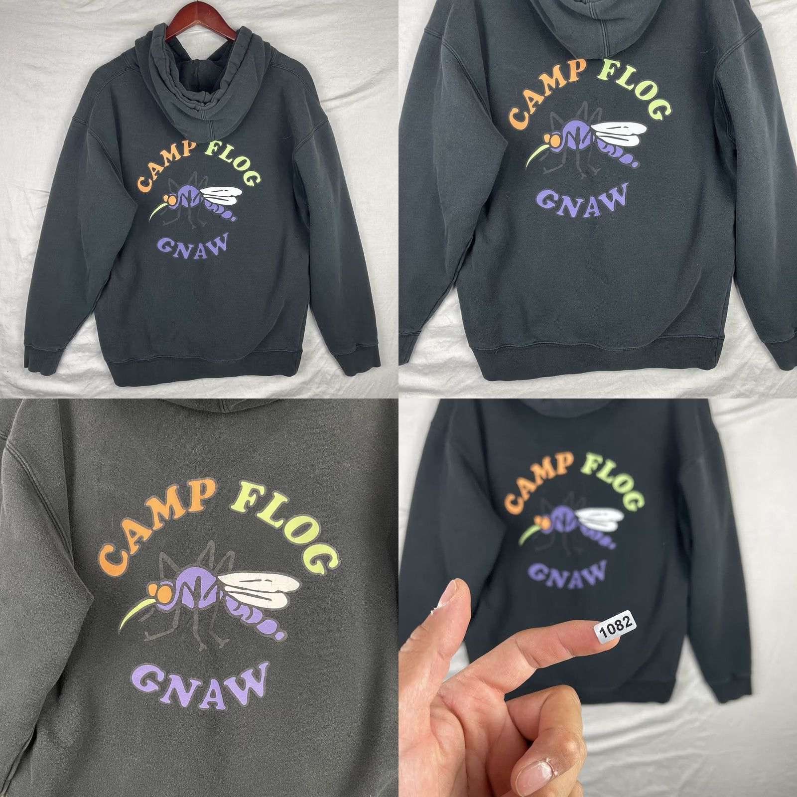 Golf Wang VINTAGE Camp Flog Gnaw Hoodie Mens Extra Large XL Golf Black Sweatshirt Pullover Hip Hop Size US XL / EU 56 / 4 - 8 Thumbnail