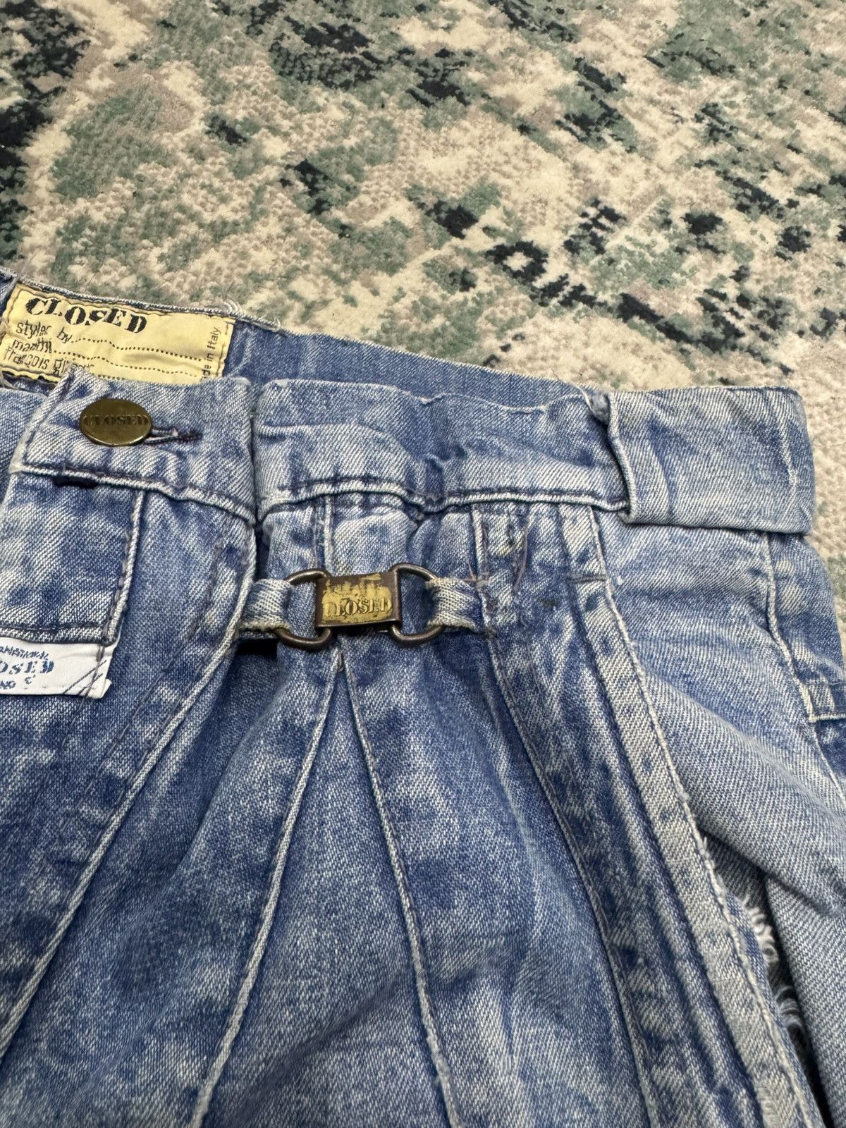 CLOSED 1980s MARITHE FRANCOIS GIRBAUD X CLOSED TUPAC SHAKUR JEANS Size US 35 - 11 Thumbnail
