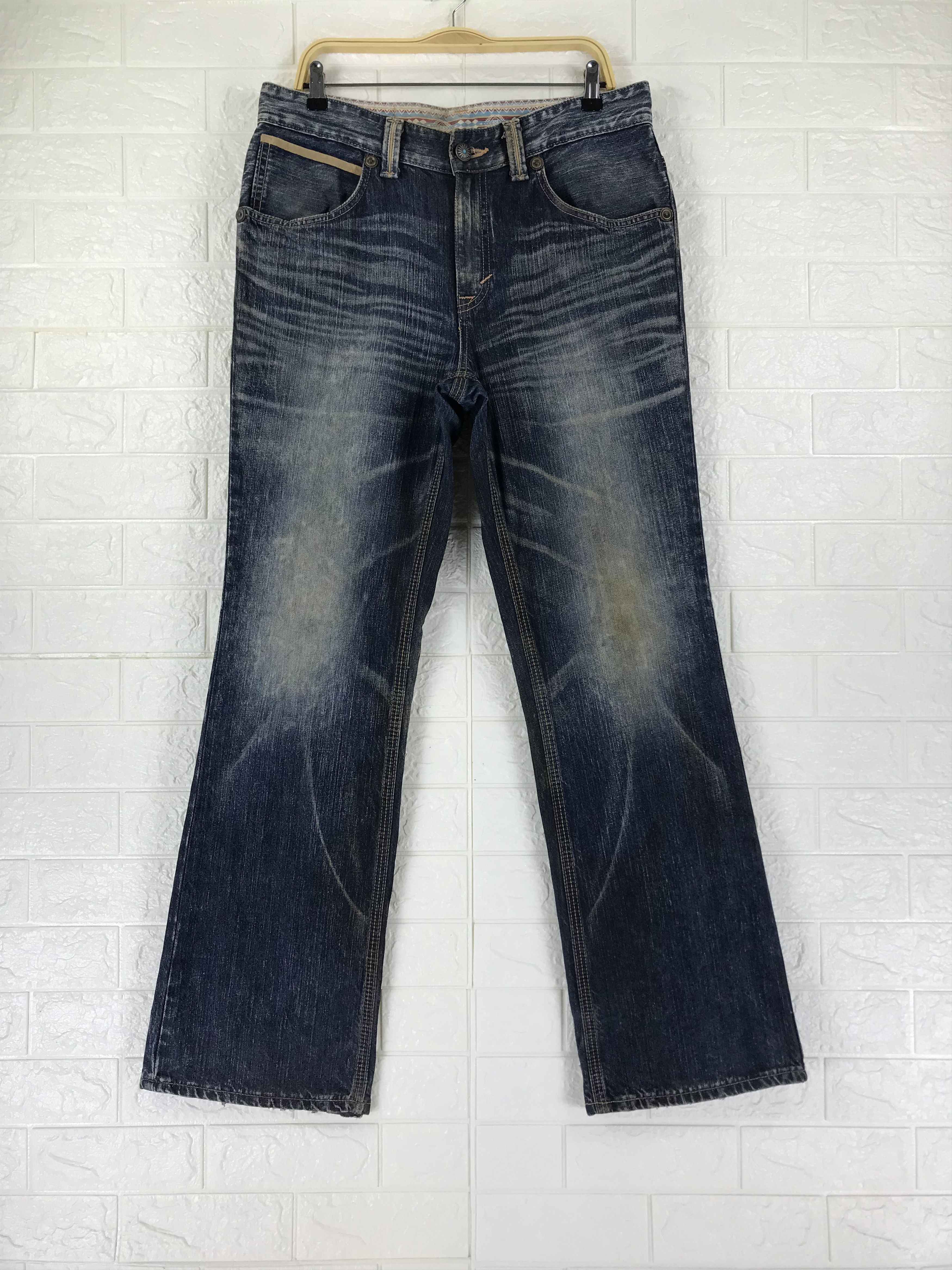 Edwin Vintage Edwin XV Faded Blue Flare Jeans Size US 34 / EU 50 - 1 Thumbnail