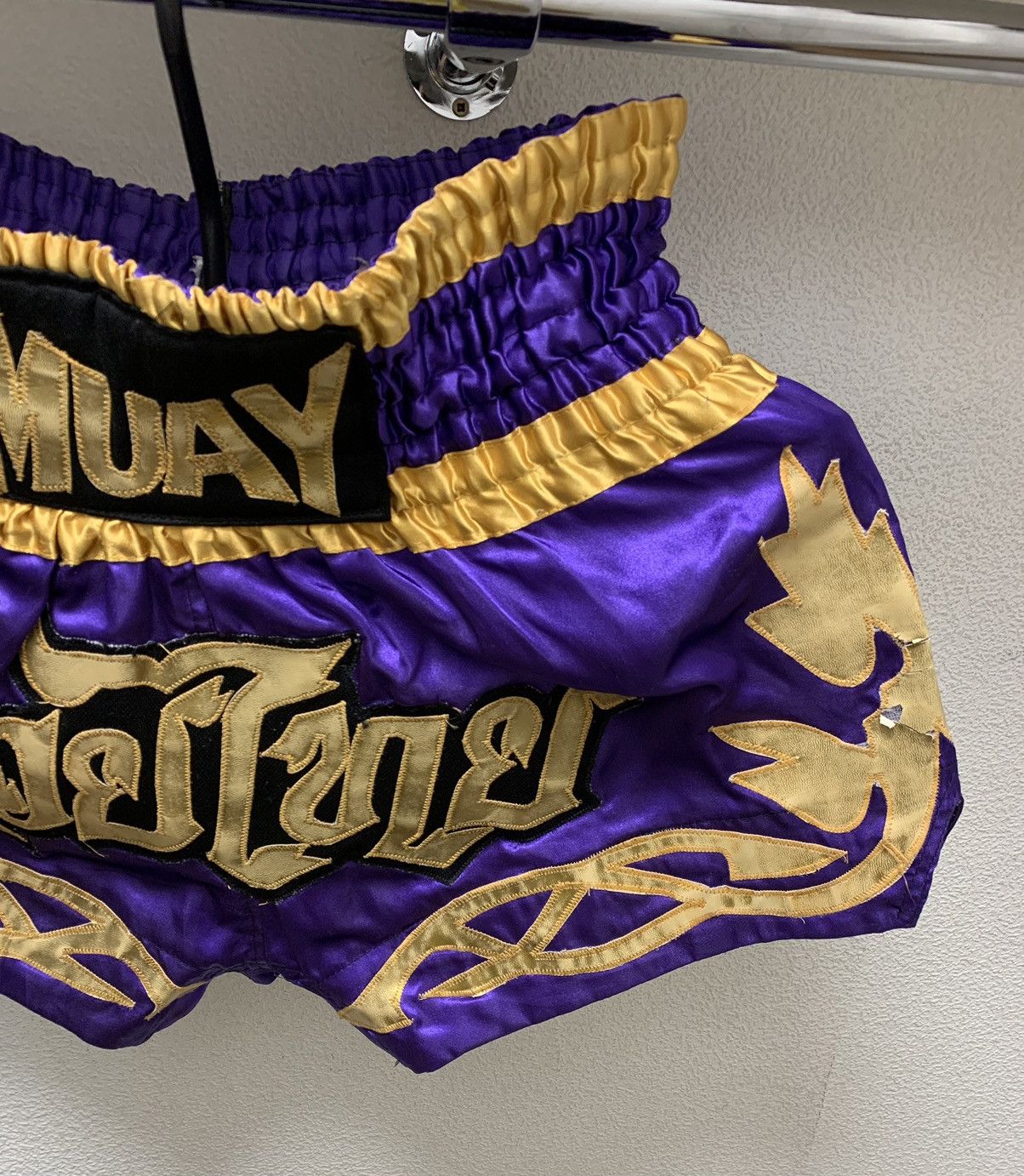 Japanese Brand Muay Thai Muaythai thaiboxing thai boxing purple shorts 32 M Size US 32 / EU 48 - 2 Thumbnail