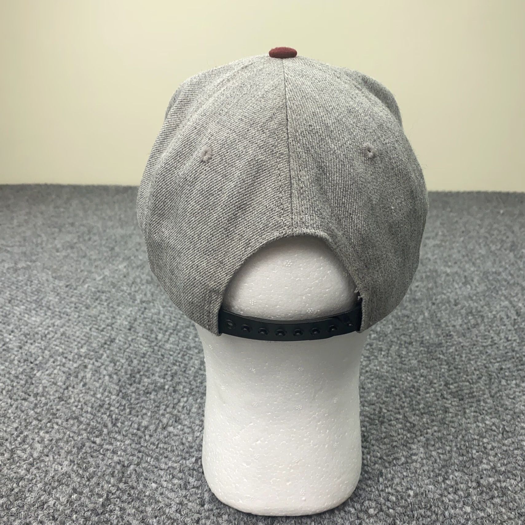 Brixton Brixton Hat Mens One Size Heather Gray Adjustable Wool Blend Snapback Ball Cap Size ONE SIZE - 6 Thumbnail