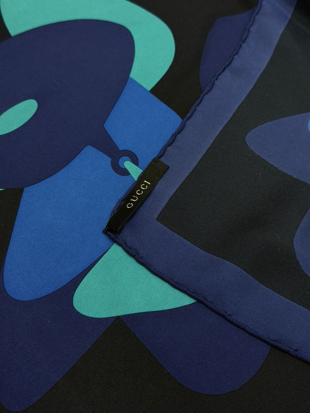 Gucci GUCCI Tom Ford SS 1999 Horsebit Silk Scarf Runway Logo Demna Size ONE SIZE - 10 Thumbnail