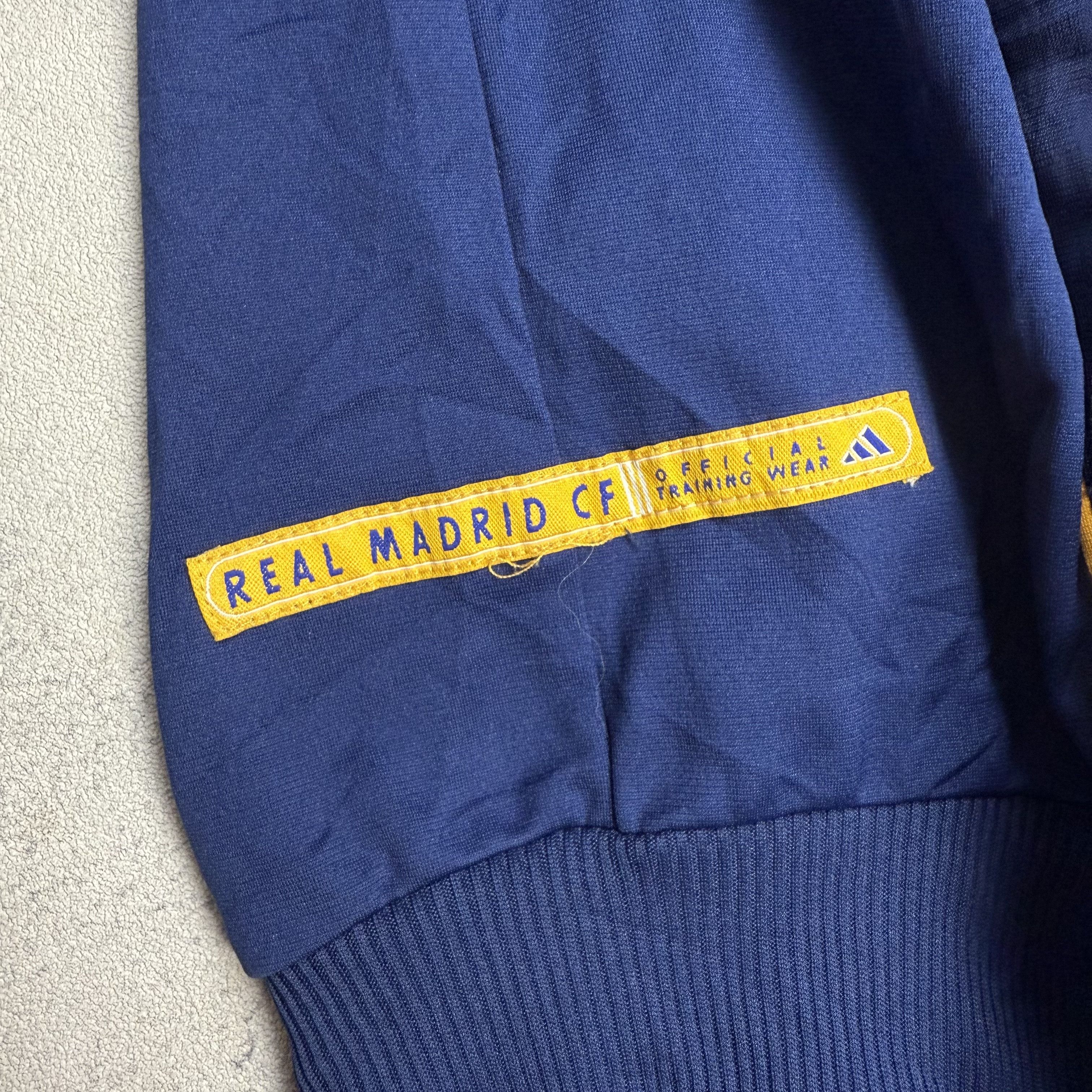 Adidas 1999-00 Adidas Real Madrid Track Jacket Size US M / EU 48-50 / 2 - 7 Thumbnail