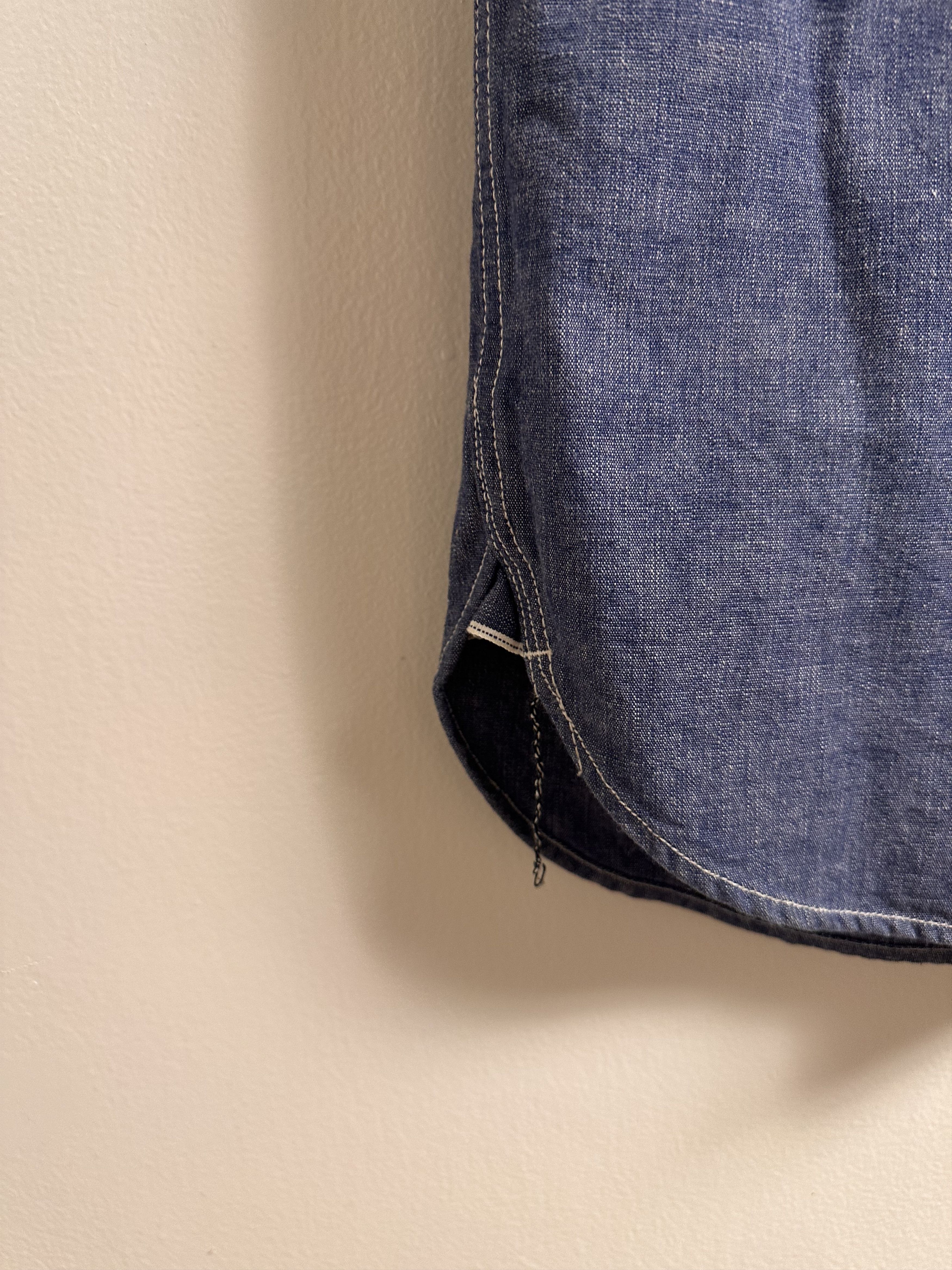Studio D'Artisan Studio D'Artisan Selvedge Chambray long-sleeved work shirt Size US XS / EU 42 / 0 - 4 Thumbnail