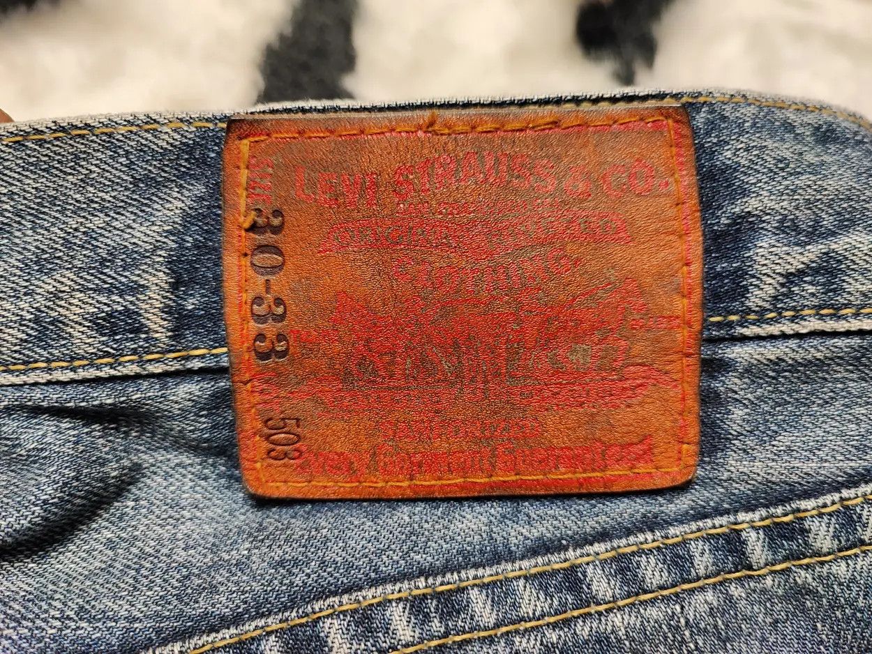 Levi's Vintage Levis 503 Jerky Tag Vintage Size US 30 / EU 46 - 12 Thumbnail
