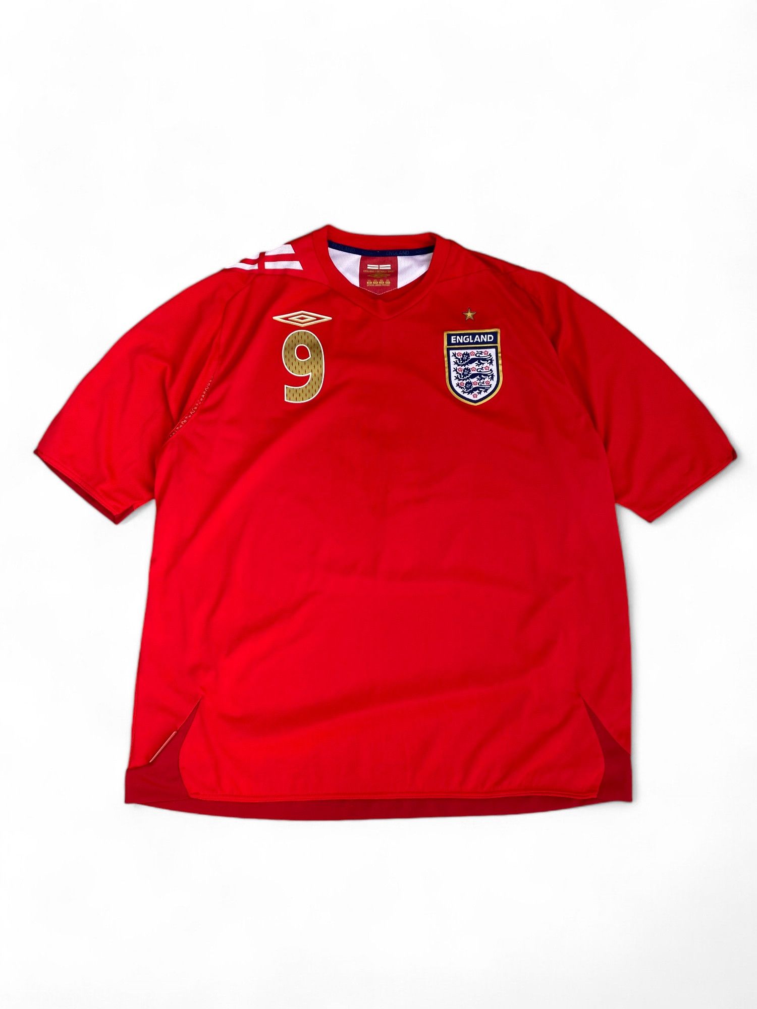 Umbro × Vintage Vinatge 00s Umbro England Rooney Soccer Jersey 9 Size US XXL / EU 58 / 5 - 1 Thumbnail