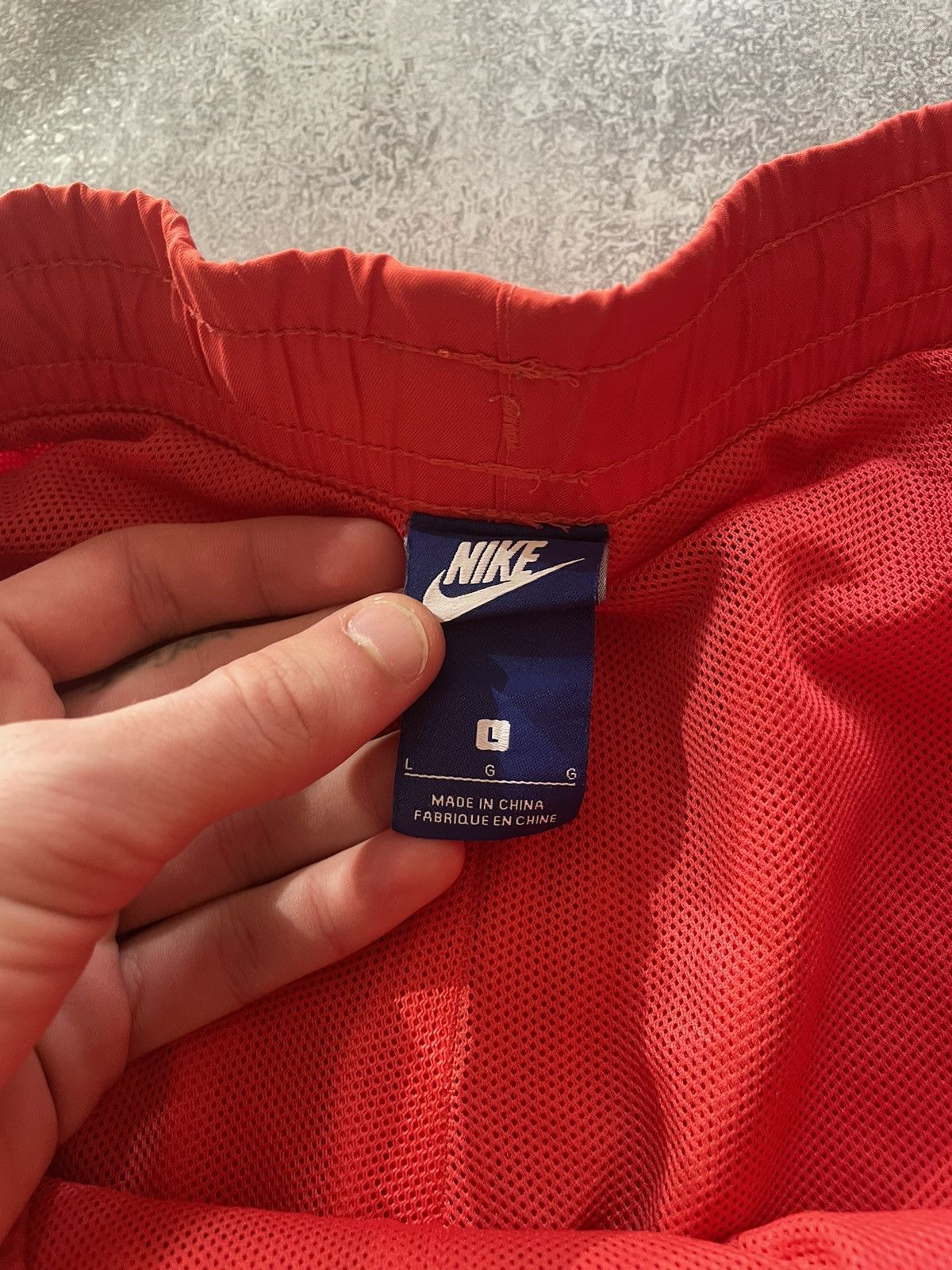 Nike × Vintage Vintage Nike Pink Shorts Y2K Size L Size US 34 / EU 50 - 5 Thumbnail