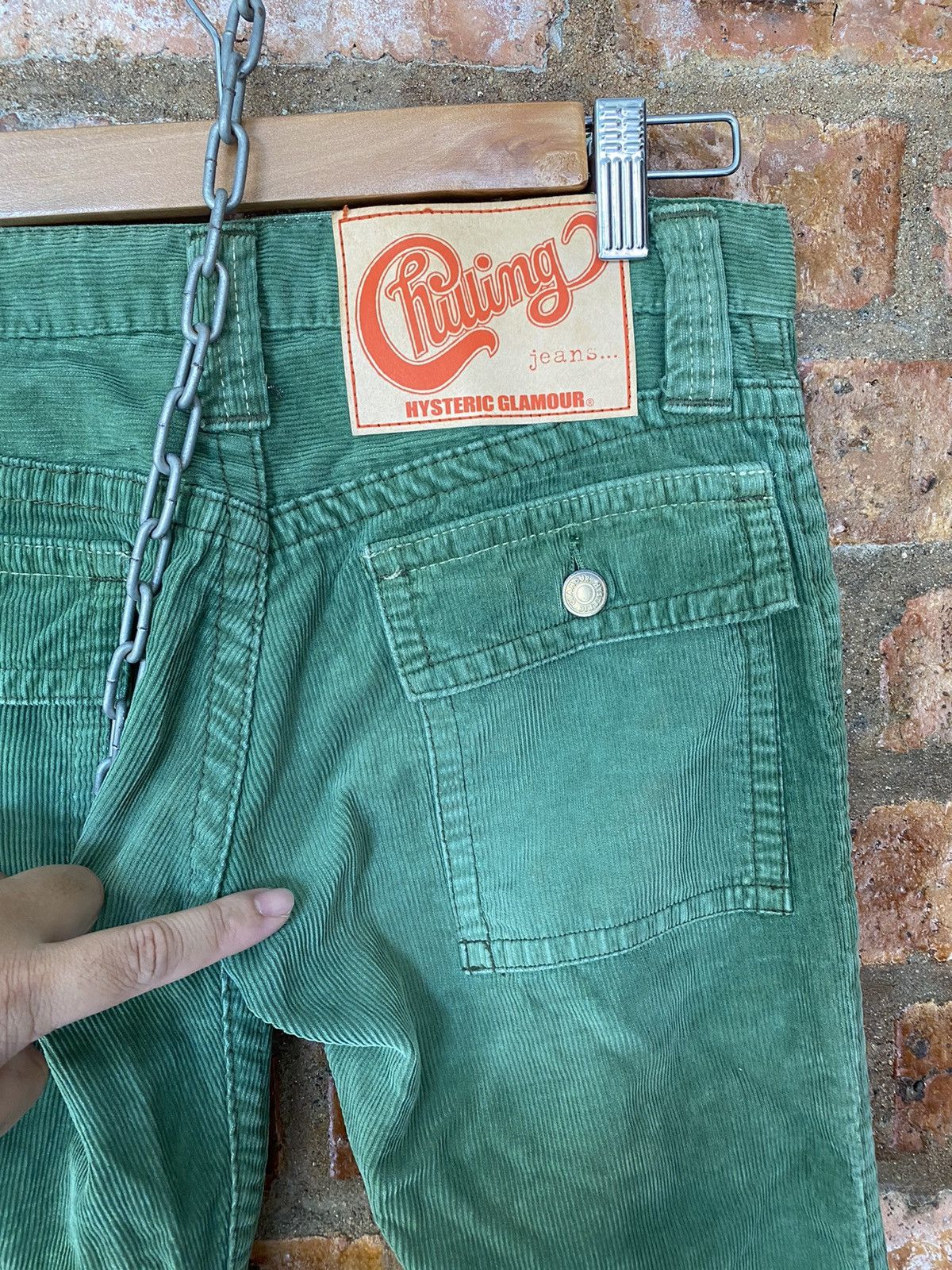 Hysteric Glamour 1990s Hysteric Glamour Flare Bush pants Size 28" / US 6 / IT 42 - 13 Thumbnail