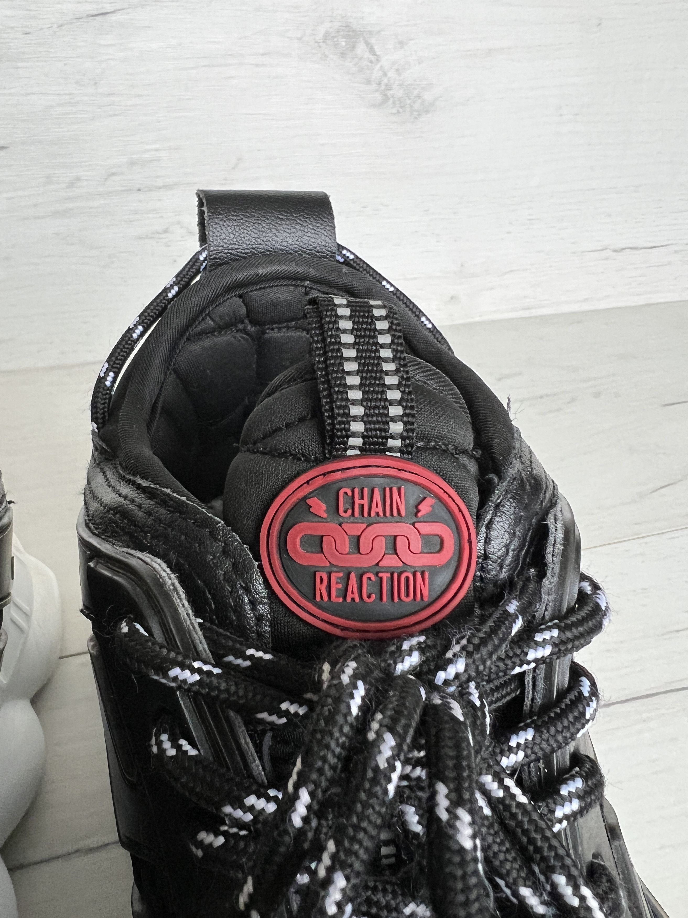 Versace VERSACE CHAIN REACTION BLACK/WHITE SNEAKERS Size US 7 / EU 40 - 9 Thumbnail