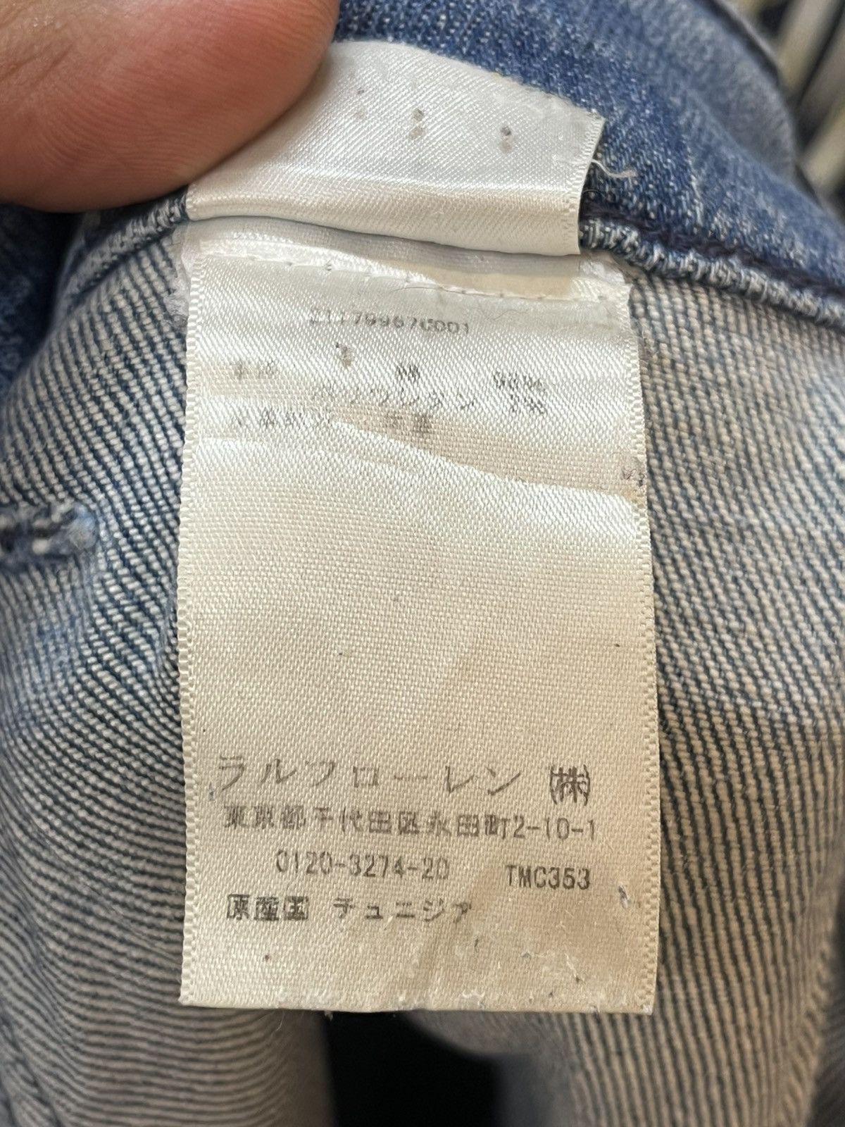 Polo Ralph Lauren × RRL Ralph Lauren × Ralph Lauren Vintage Polo Ralph Lauren Flare Mural Denim Size US 28 / EU 44 - 13 Thumbnail
