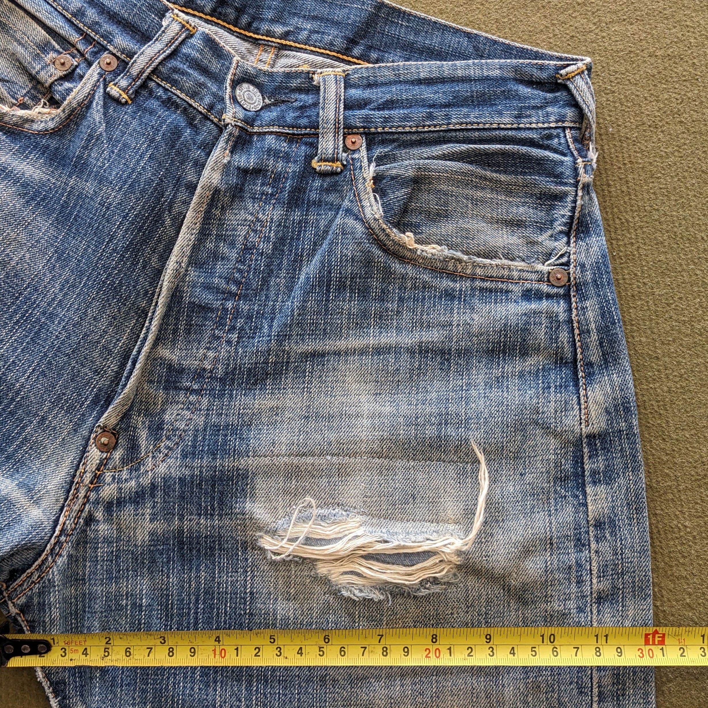 Evisu Vintage EVISU x McDonald's Distressed Denim Jeans Size US 28 / EU 44 - 5 Thumbnail