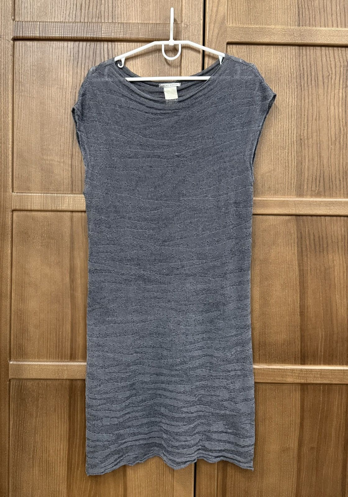 Sarah Pacini Sarah Pacini Gray Lace Dress and Cardigan Set Avant Garde Size M / US 6-8 / IT 42-44 - 2 Thumbnail