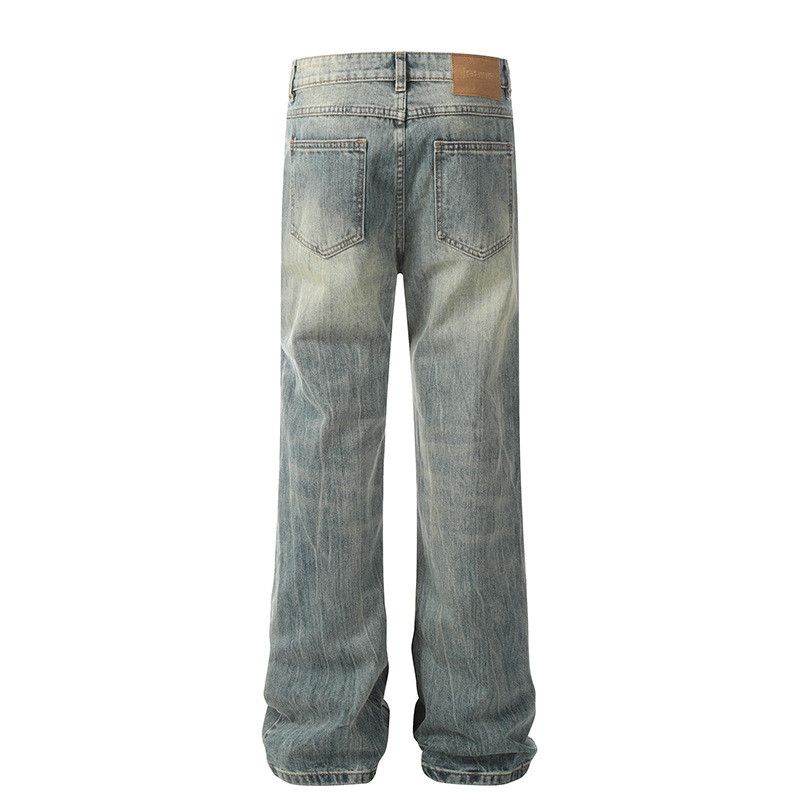 Vintage American retro high street cleanfit loose jeans Size US 32 / EU 48 - 2 Thumbnail