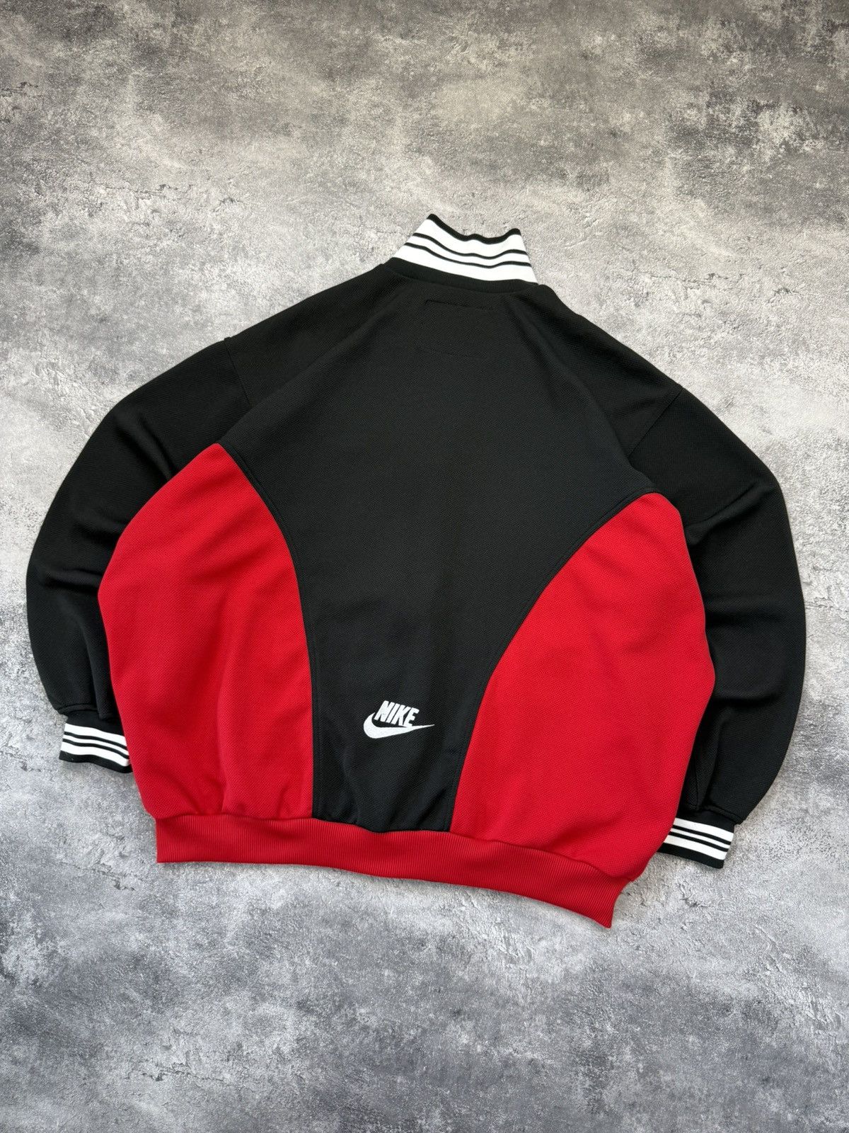 Nike Vintage 90s Nike Track Top Jacket Retro Swoosh Y2K Drill Size US XL / EU 56 / 4 - 15 Thumbnail