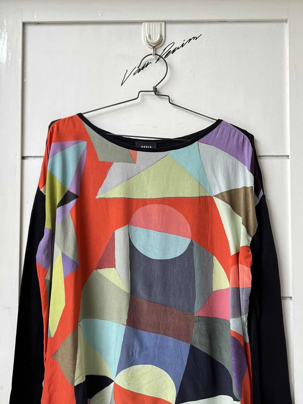Akris AKRIS Abstract Motive T-shirt Size L / US 10 / IT 46 - 10 Thumbnail