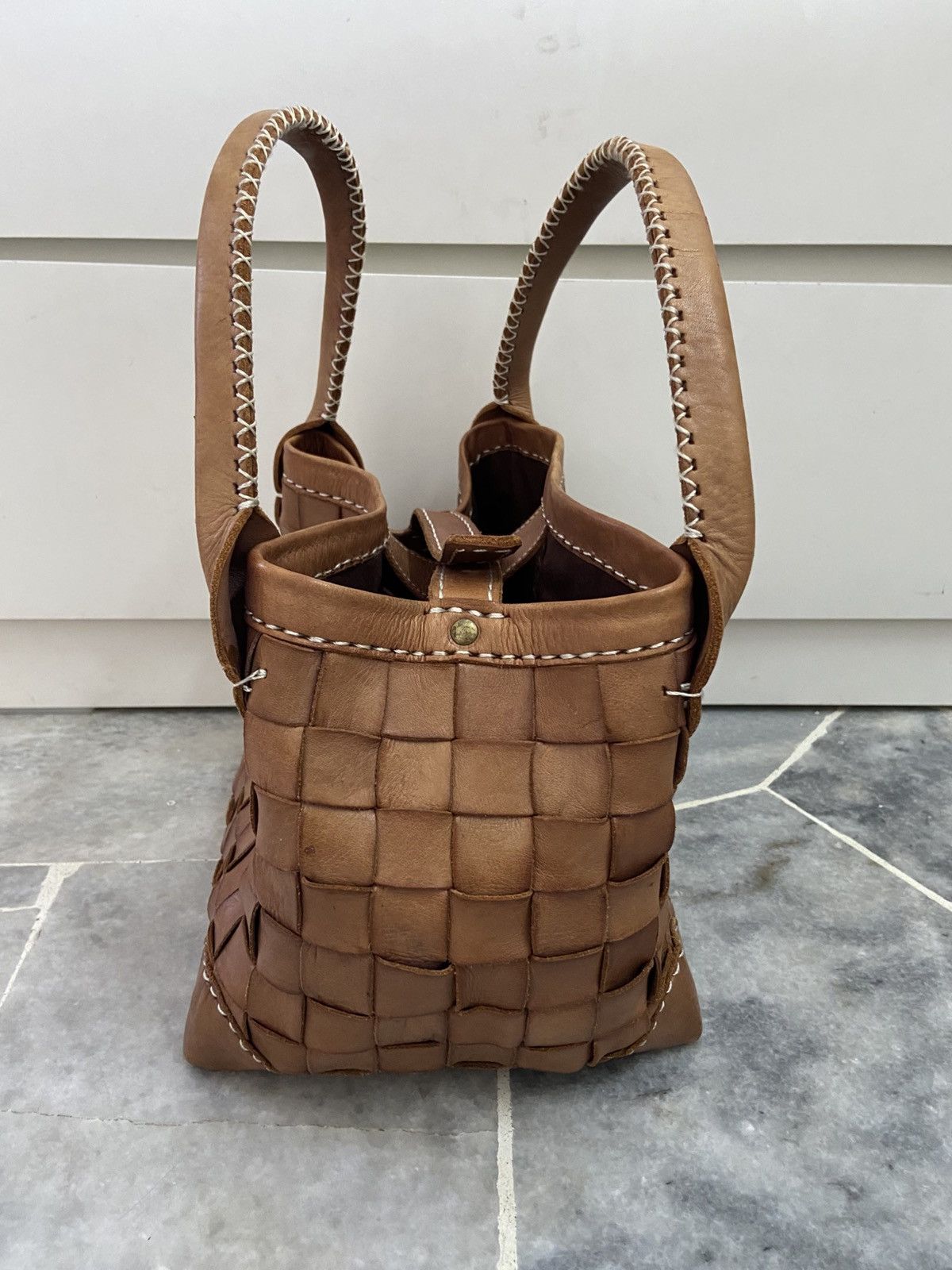 Genuine Leather Genuine Leather Patina Peaks Peak Japan Bag Size ONE SIZE - 10 Thumbnail