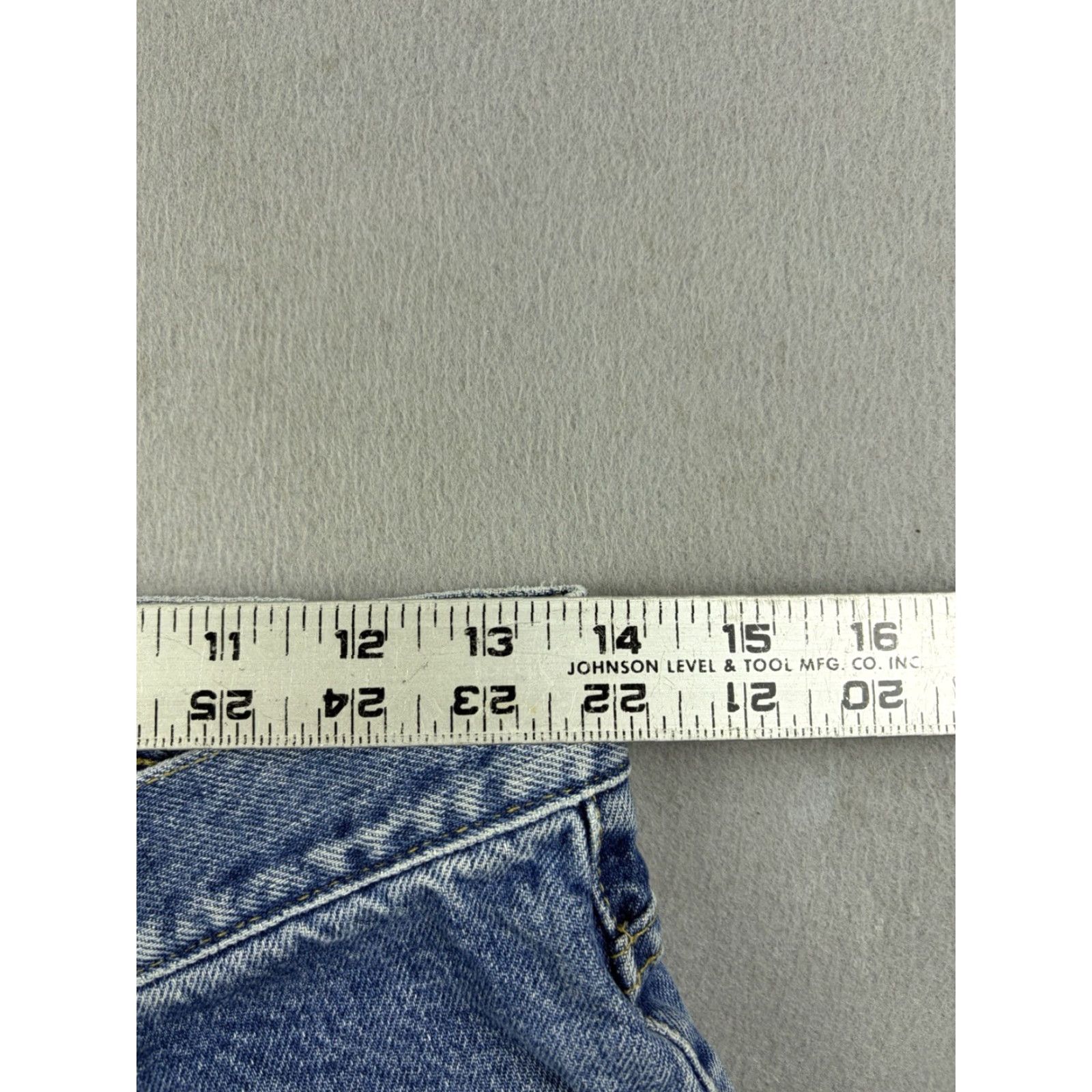 Levi's VINTAGE Levi's 550 Jeans Husky Fit 30x26 Blue Denim Straight Leg 90s Mens Jeans Size US 30 / EU 46 - 7 Thumbnail