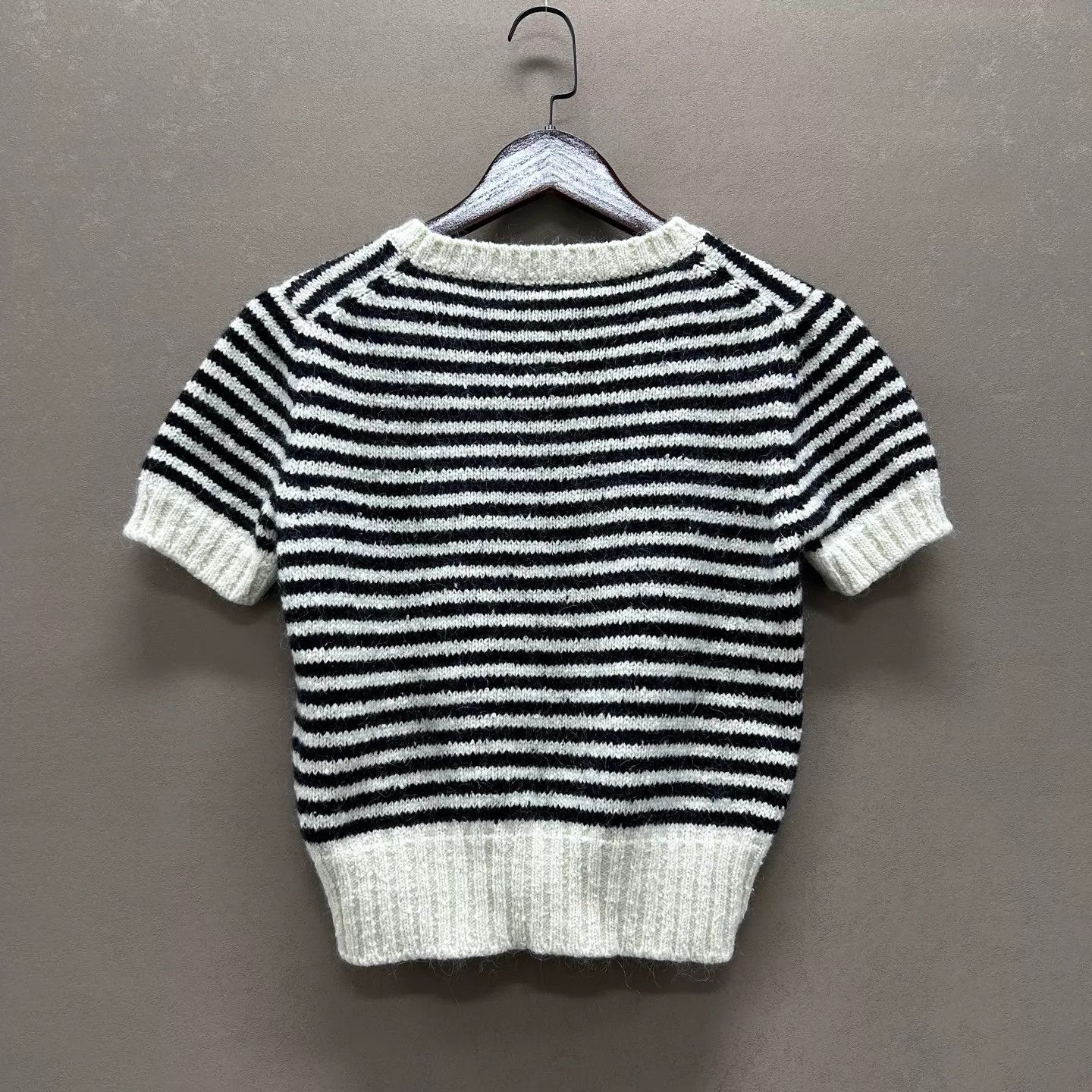 Dior Dior Pentagram Striped Short Sleeve Knit 40 NWT Size M / US 6-8 / IT 42-44 - 2 Thumbnail