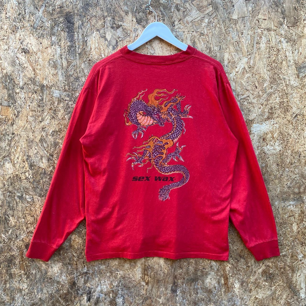 Sex Skateboards Vintage 90s Sex Wax Skateboard Dragon Design Tshirt Size US M / EU 48-50 / 2 - 1 Thumbnail